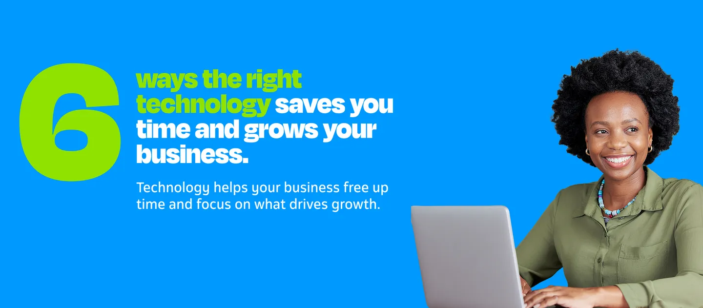 Small business team using cloud collaboration tools to save time