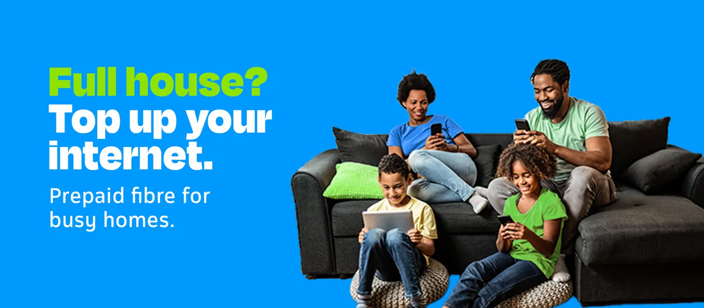 Telkom prepaid fibre for busy homes