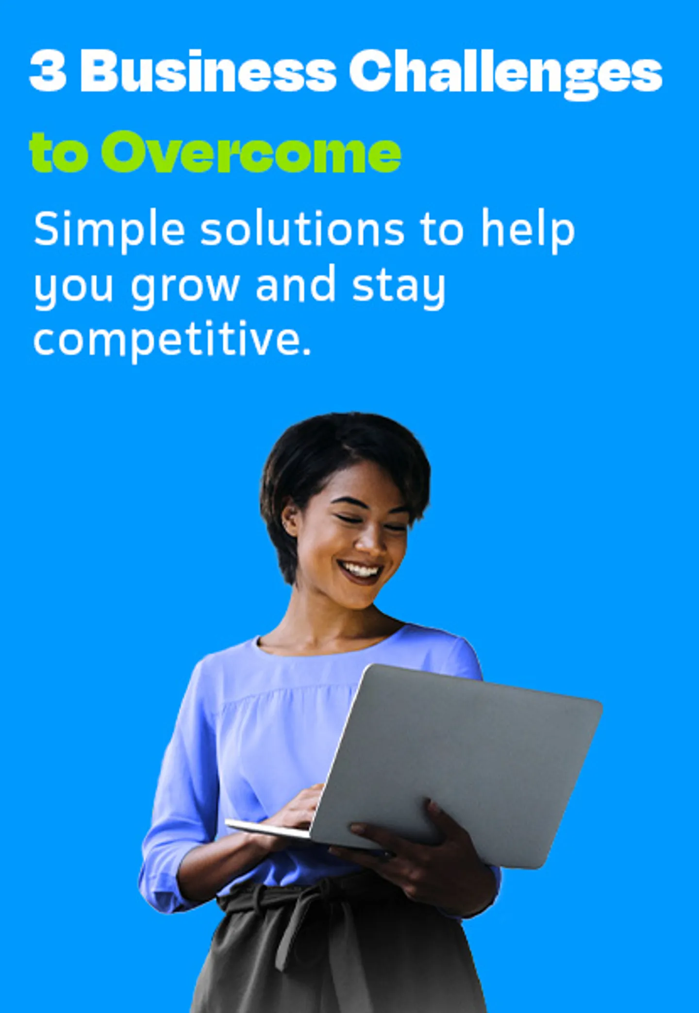 SME owner reviewing customer feedback online 