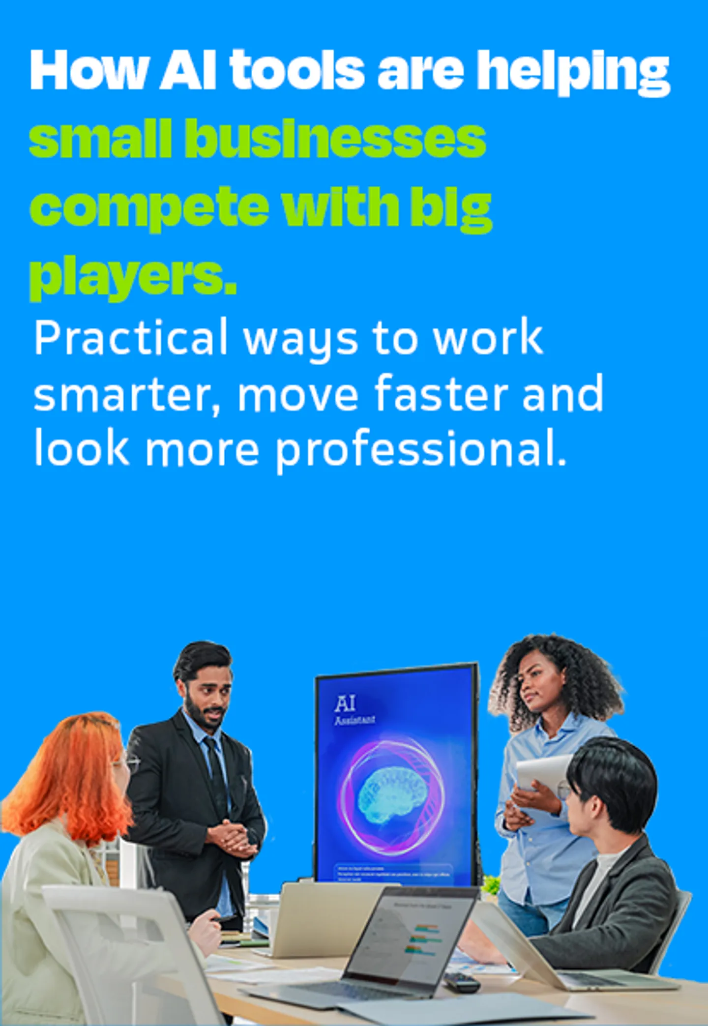 AI chat responding to small business customers fast Telkom fibre connectivity