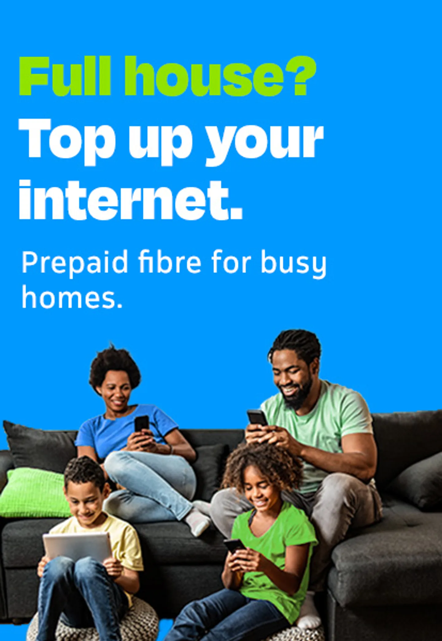 Telkom prepaid fibre for busy homes