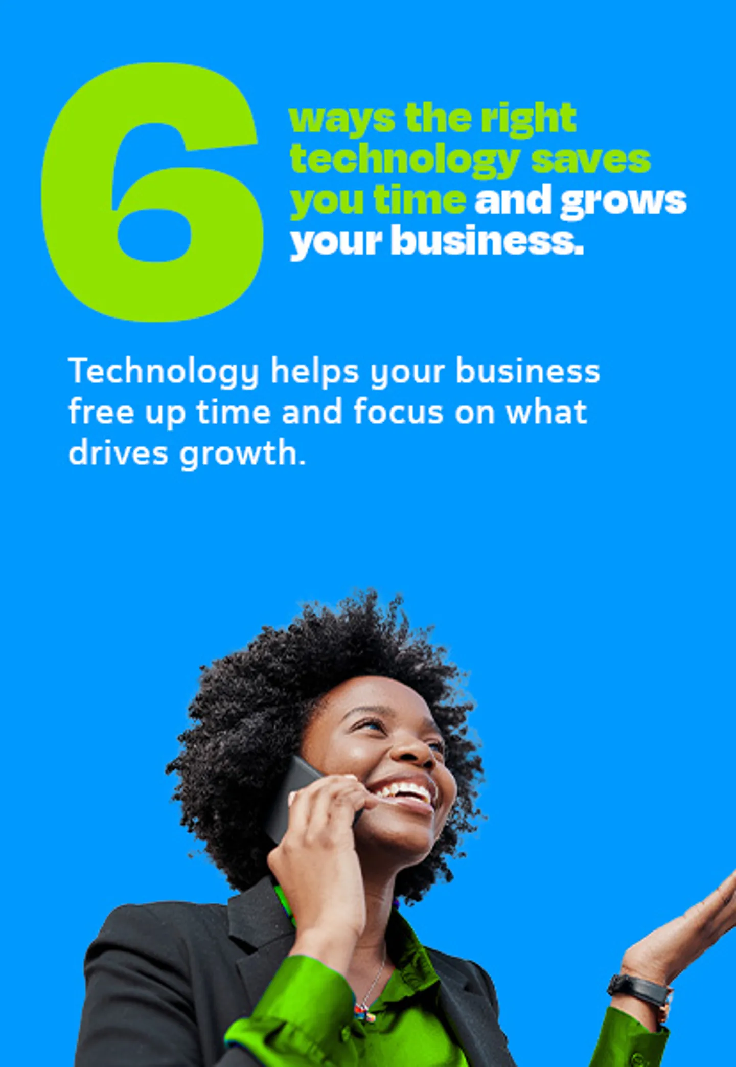 6 ways the right technology saves you time and grows your business.