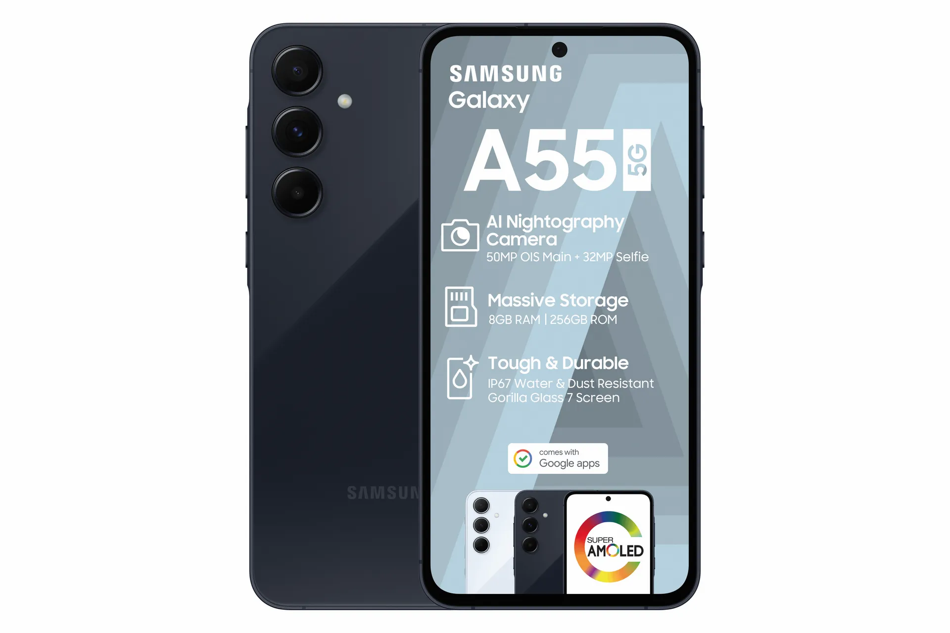 Samsung Galaxy A55 Black slide