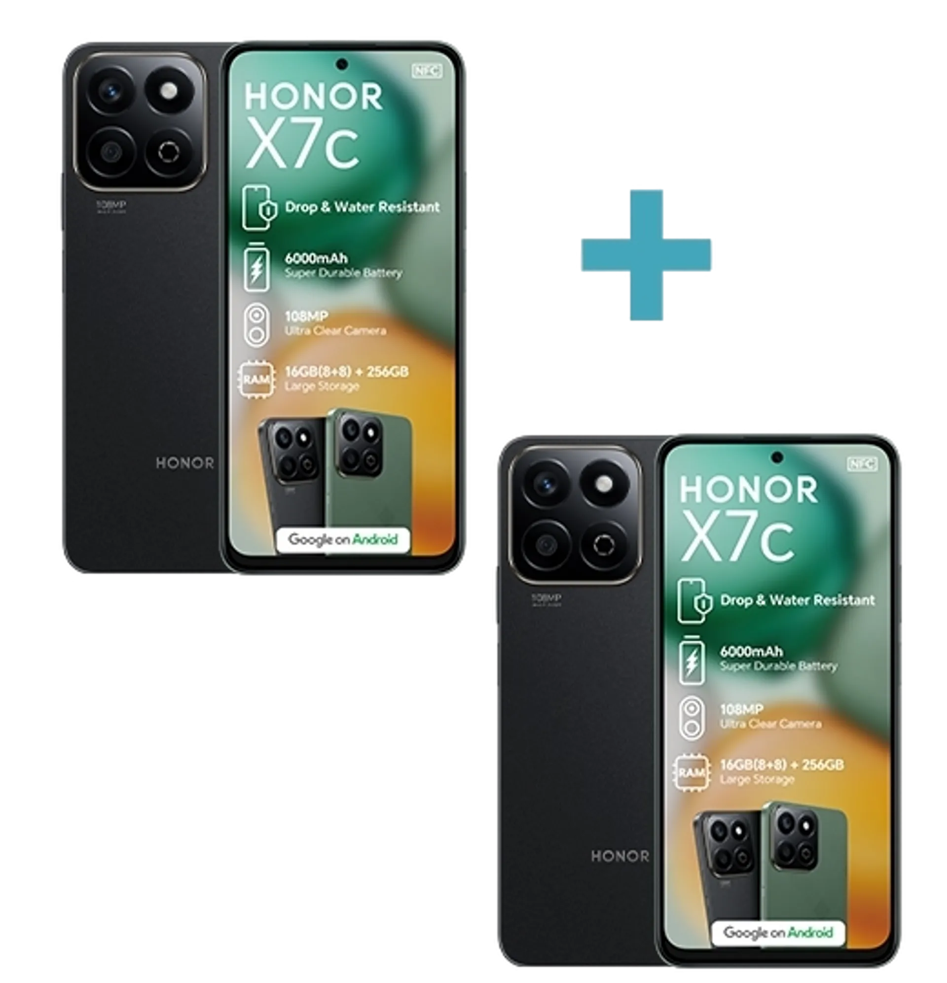 2xHonorX7C256GBBundleMidnightBlackMidnightBlackMidnightBlack Slide