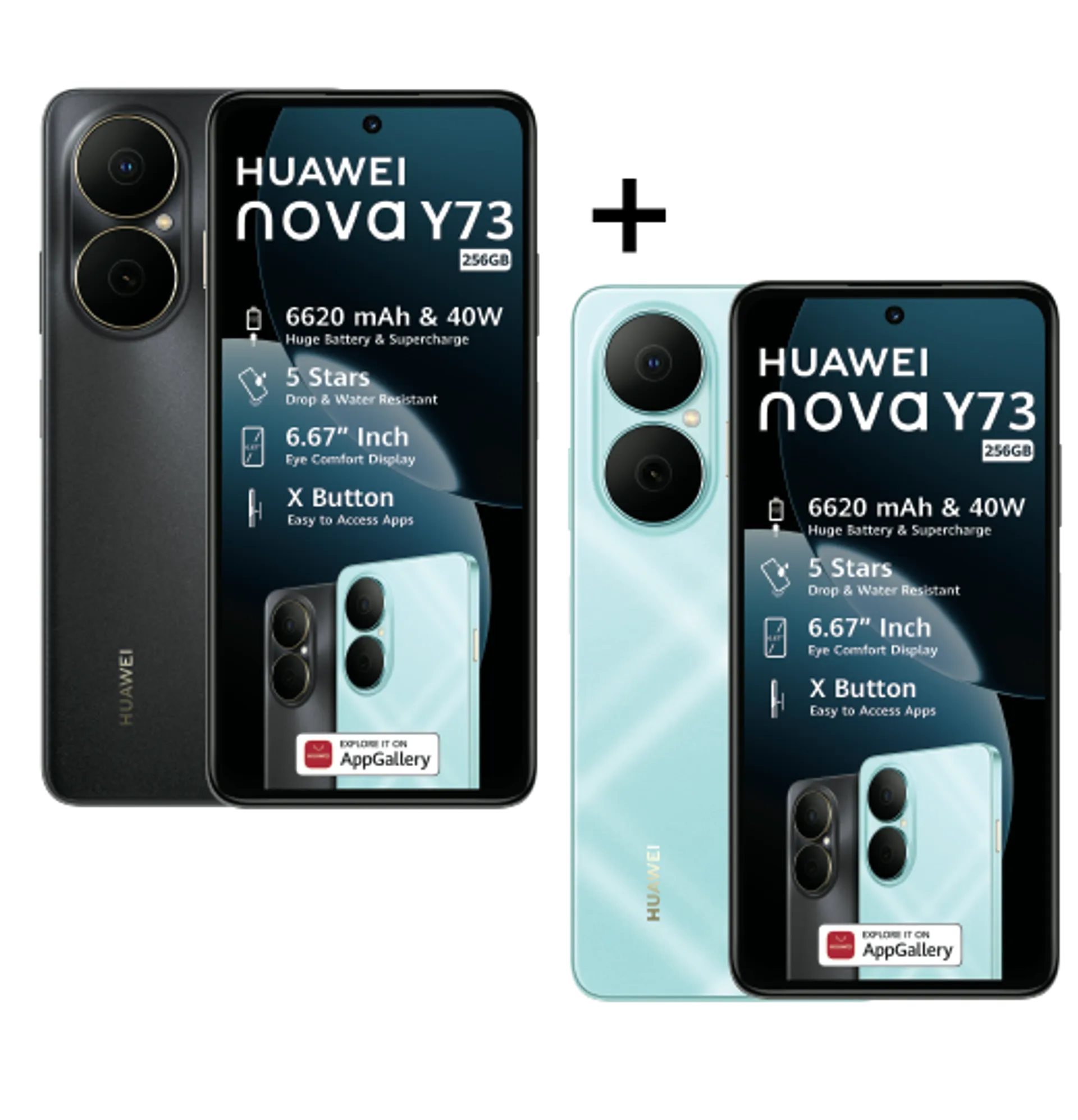 2xHuaweiNovaY73256GBBundleBlackBlue Slide