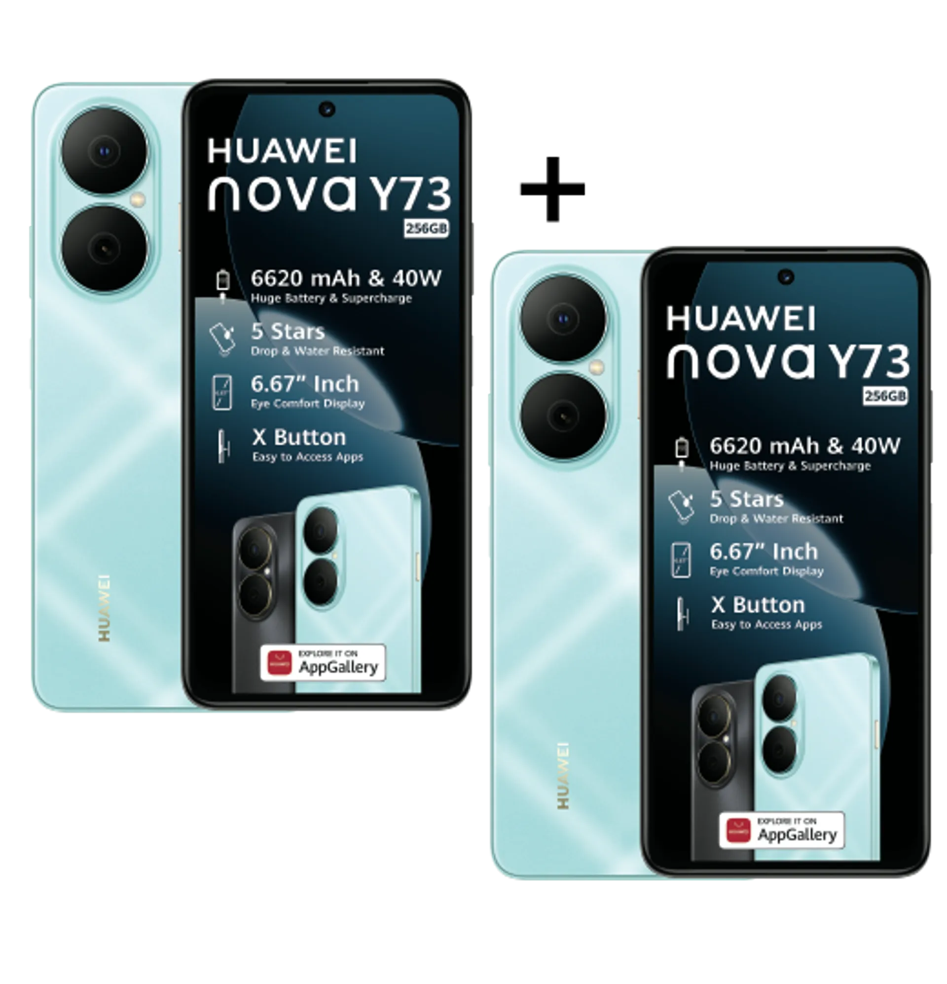 2xHuaweiNovaY73256GBBundleBlueBlue Slide
