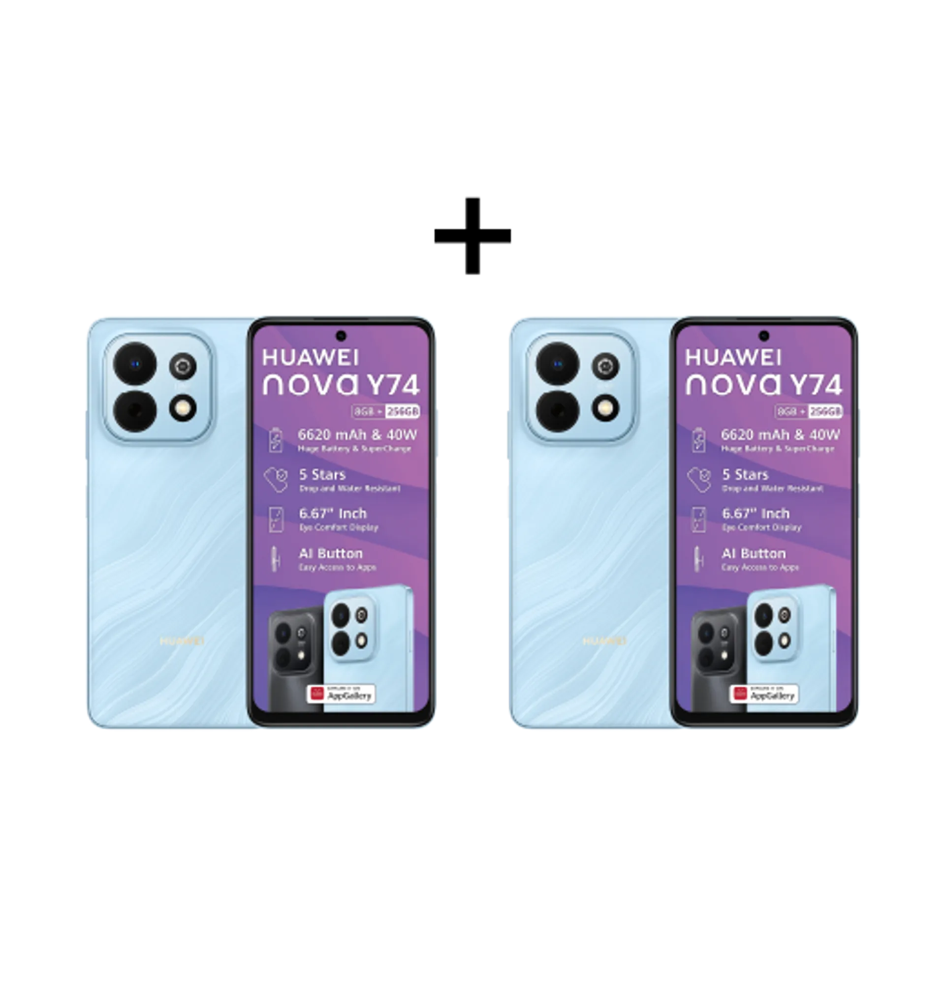 2xHuaweiNovaY74256GBBundleBlueBlue Slide