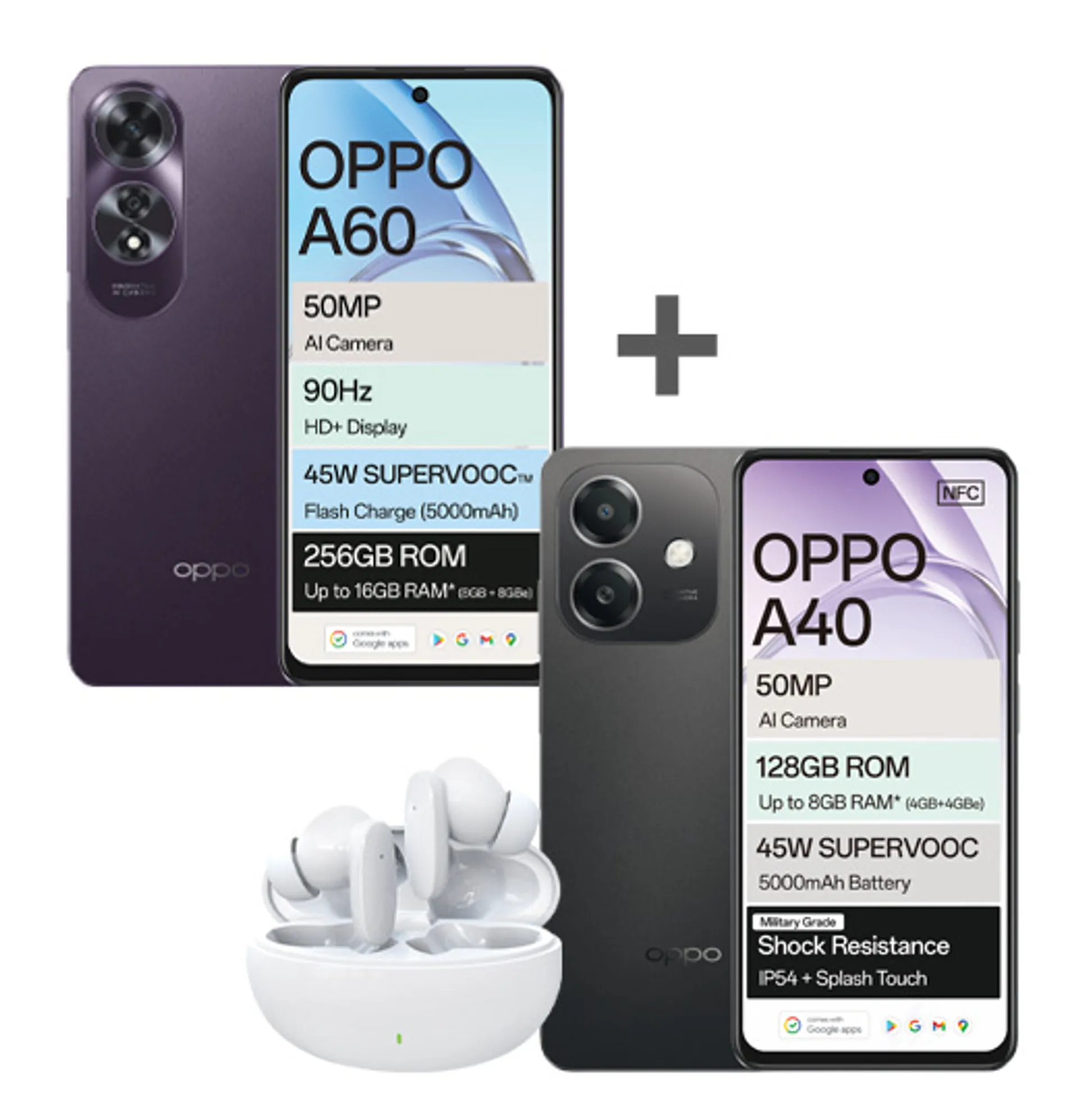 2xOppoA60256GBOppoA40128GBPlusBudsMidnightPurpleSparkleBlackMidnightPurple Slide