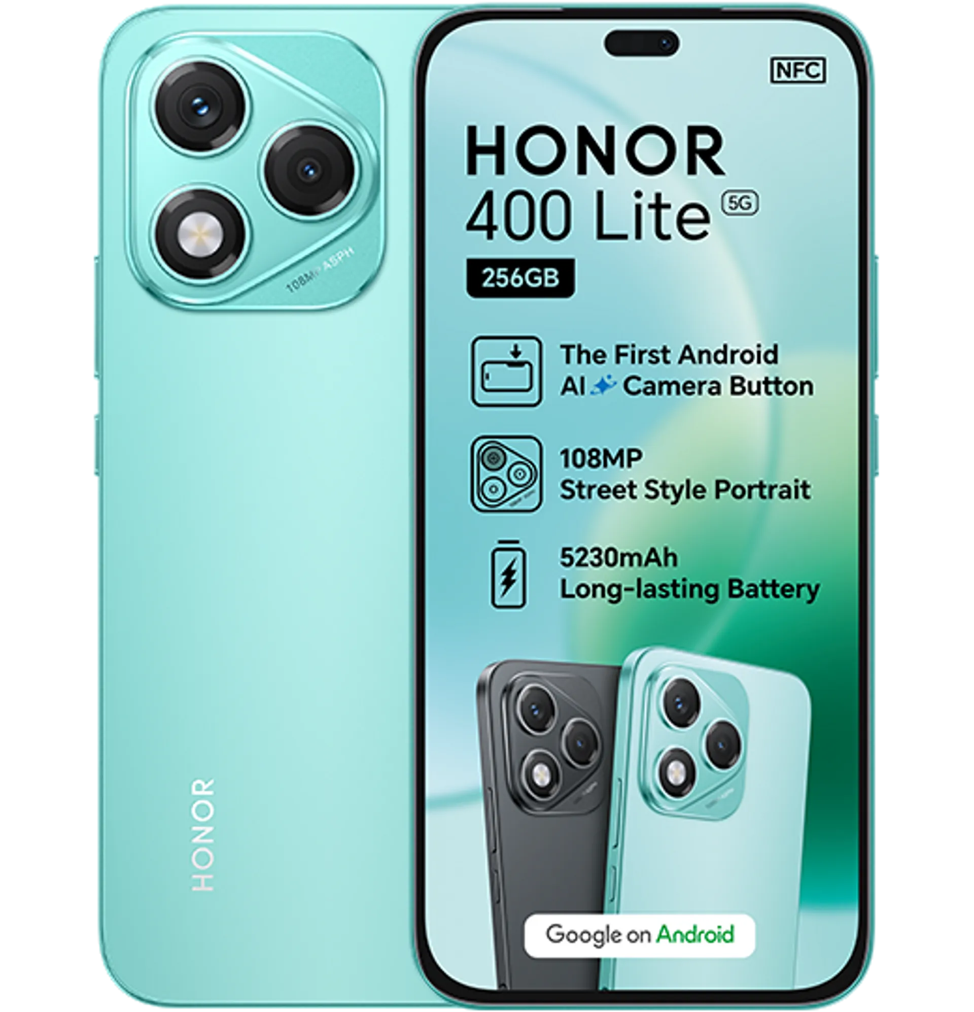Honor 400 Lite Marrs Green slide