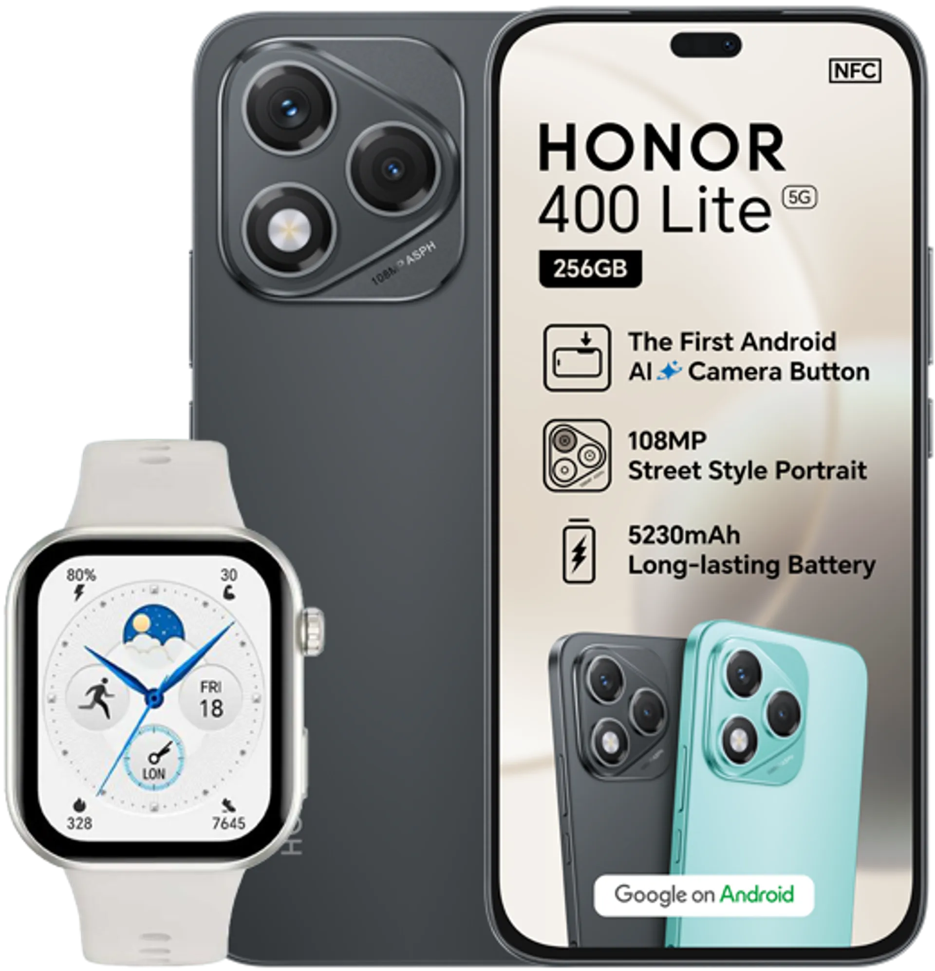 Honor 400 Lite Velvet Black Honor Choice Watch 2i White R800 Accessory Voucher slide