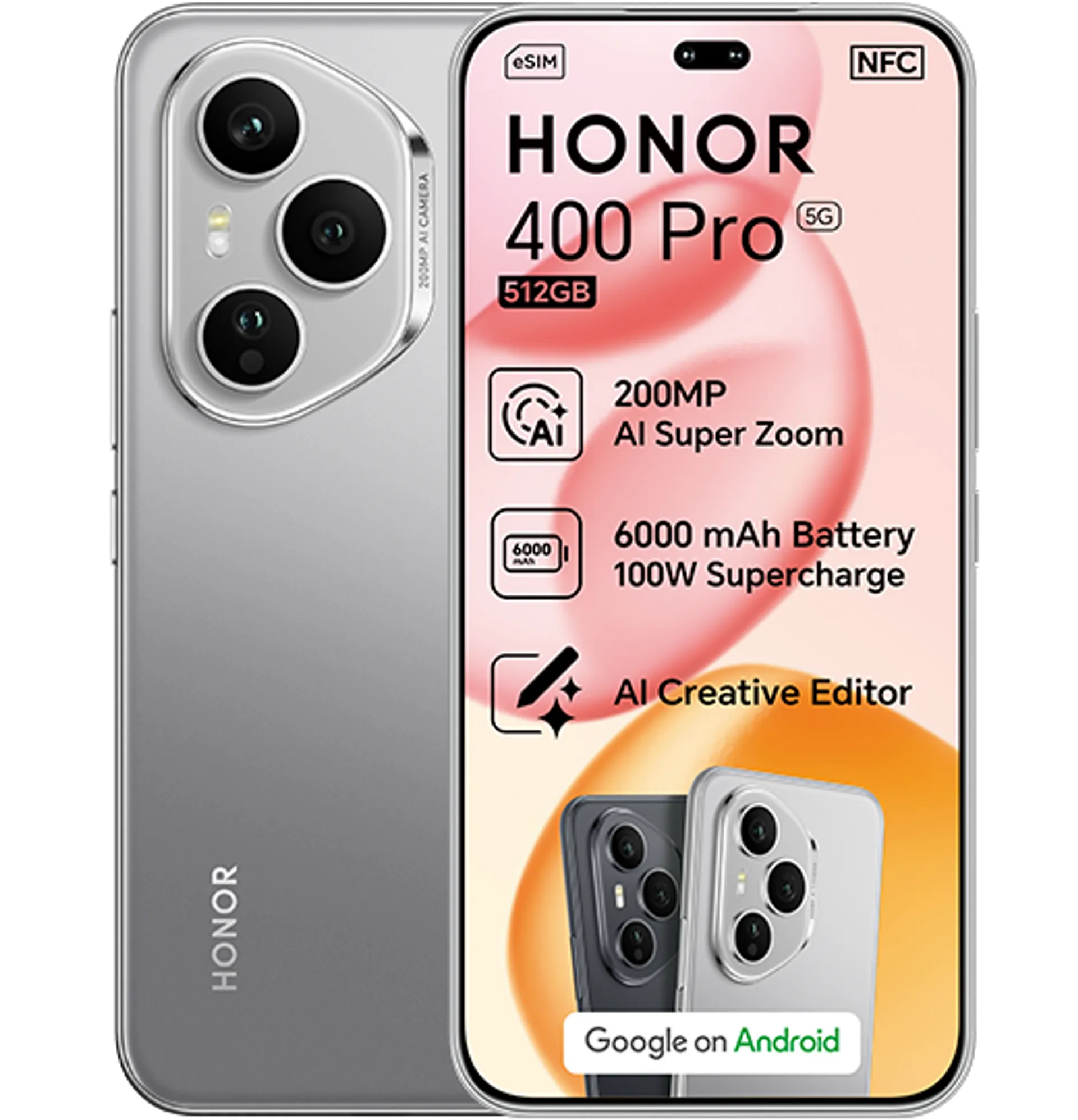 Honor 400 Pro Lunar Grey R500 Accessory Voucher slide