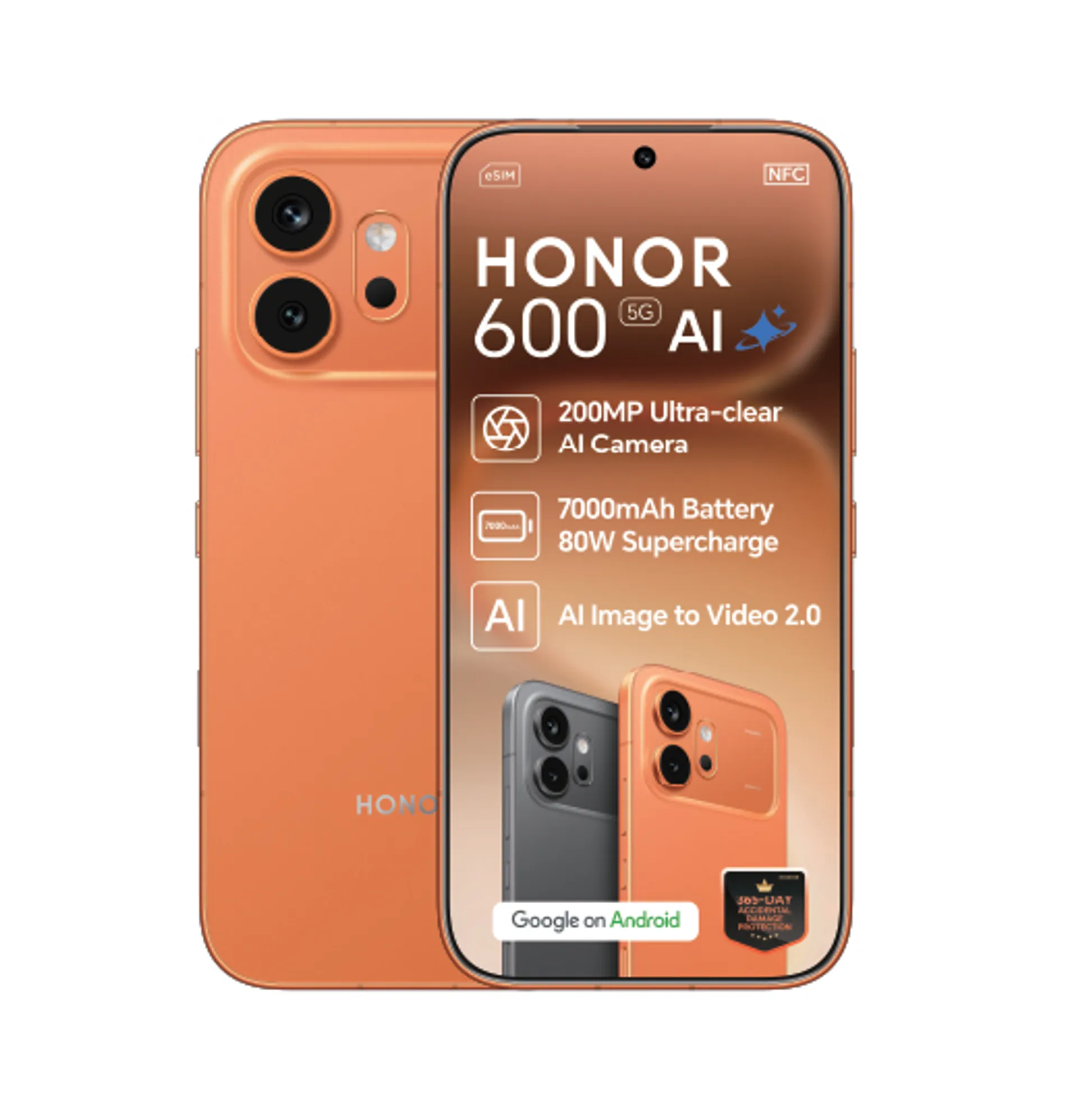 Honor 600 Orange R500 Accessory Voucher slide