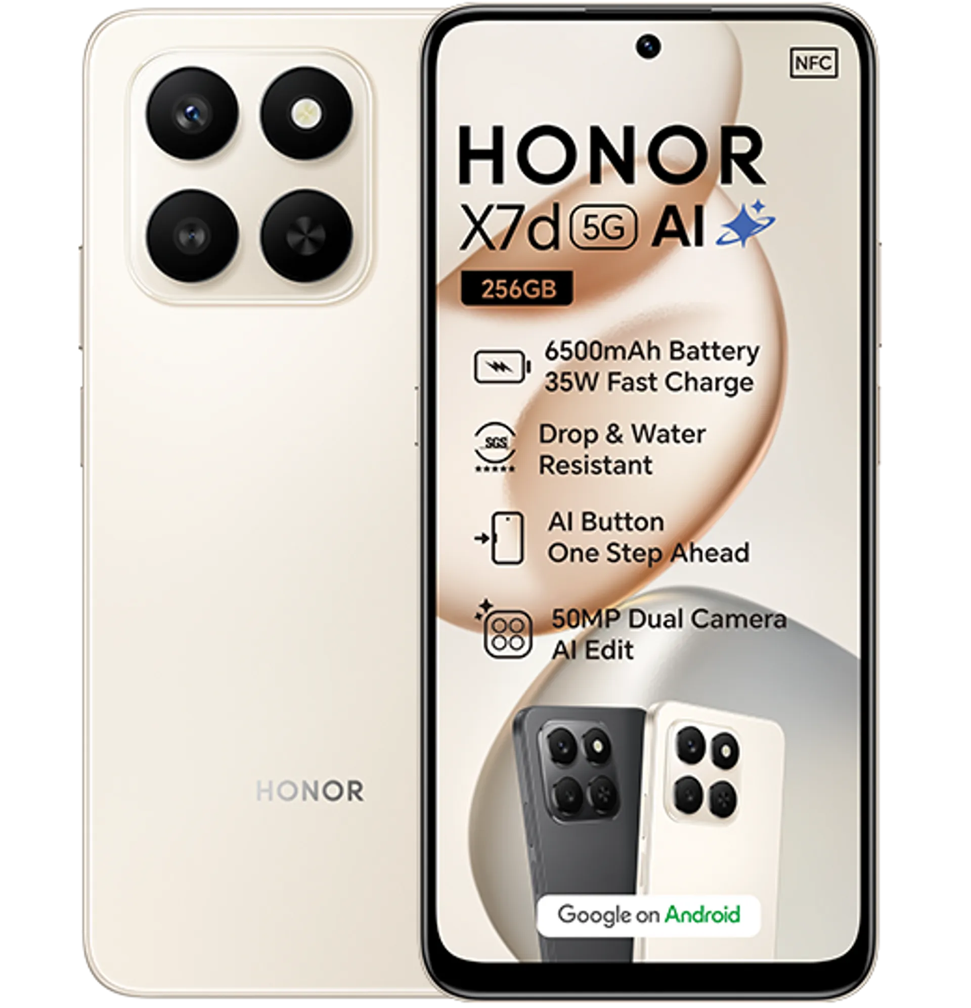 Honor X7D 5G Desert Gold slide
