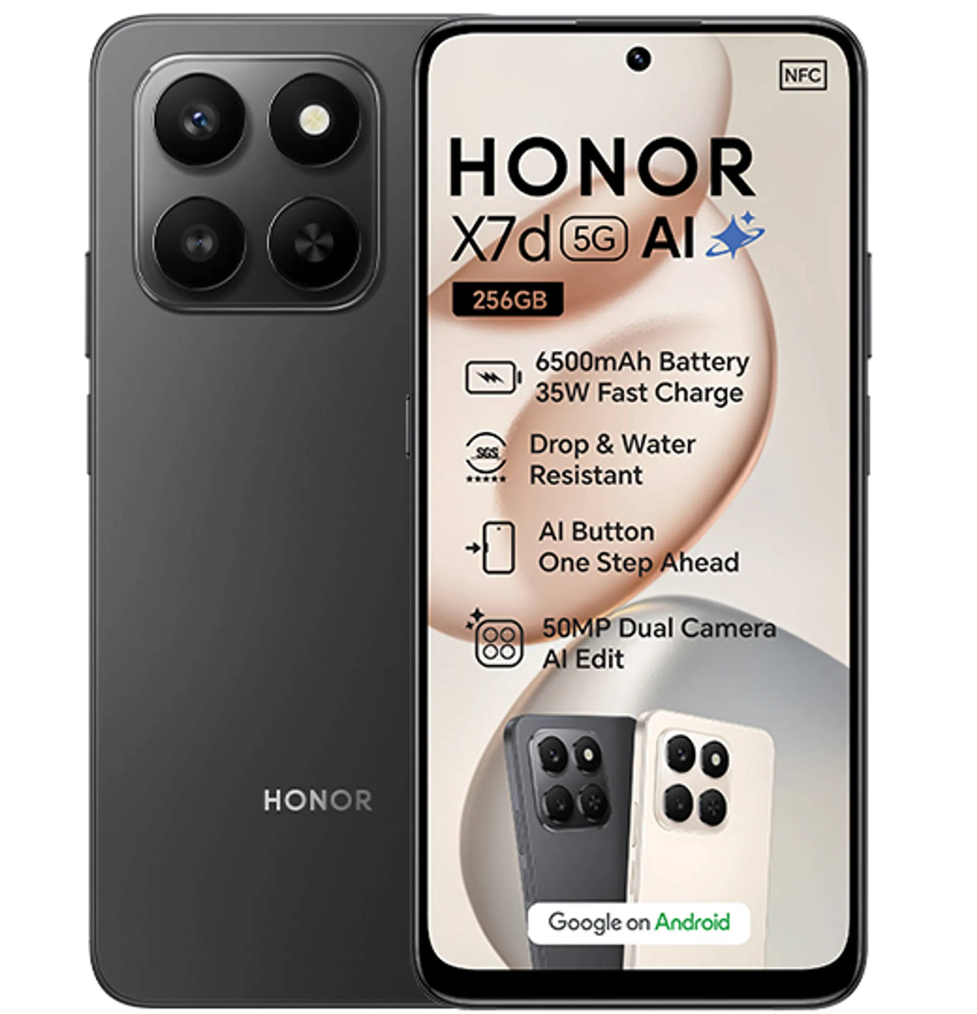 Honor X7D 5G Velvet Black slide