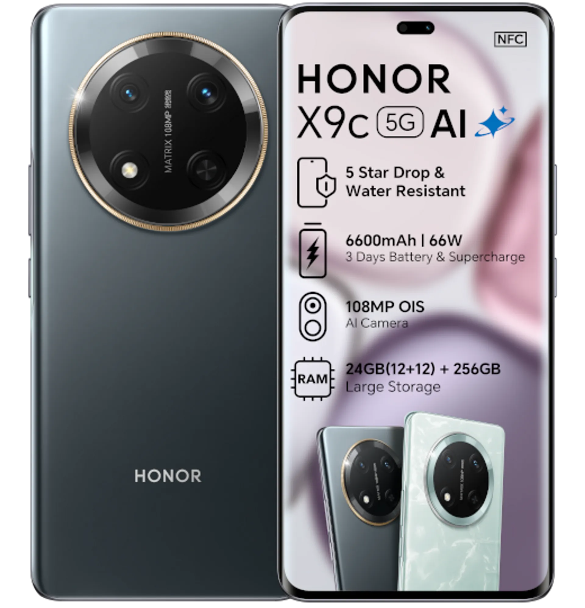 Honor X9C Titanium Black R1500 Accessory Voucher slide