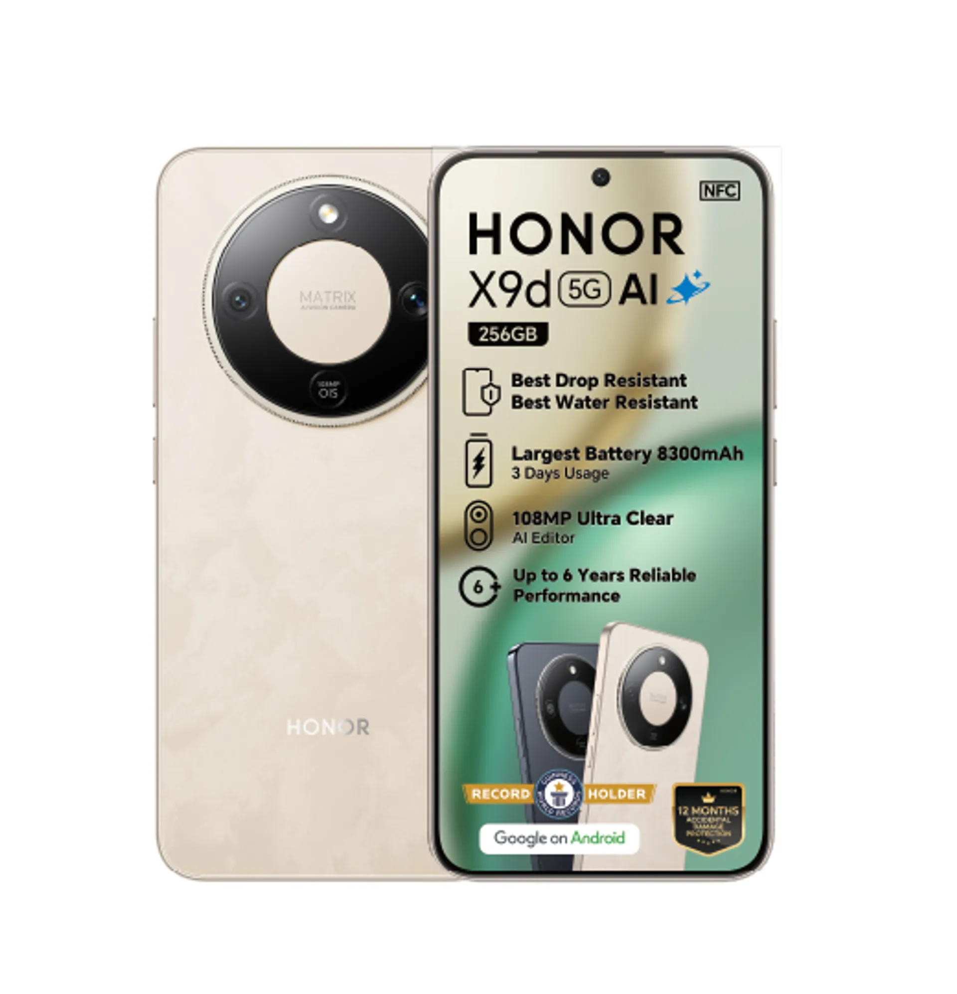 Honor X9D Gold slide