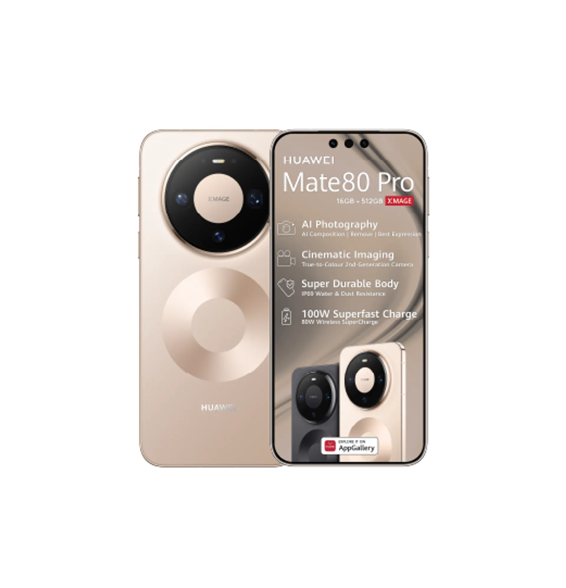 Huawei Mate 80 Pro Gold R500 Accessory Voucher slide