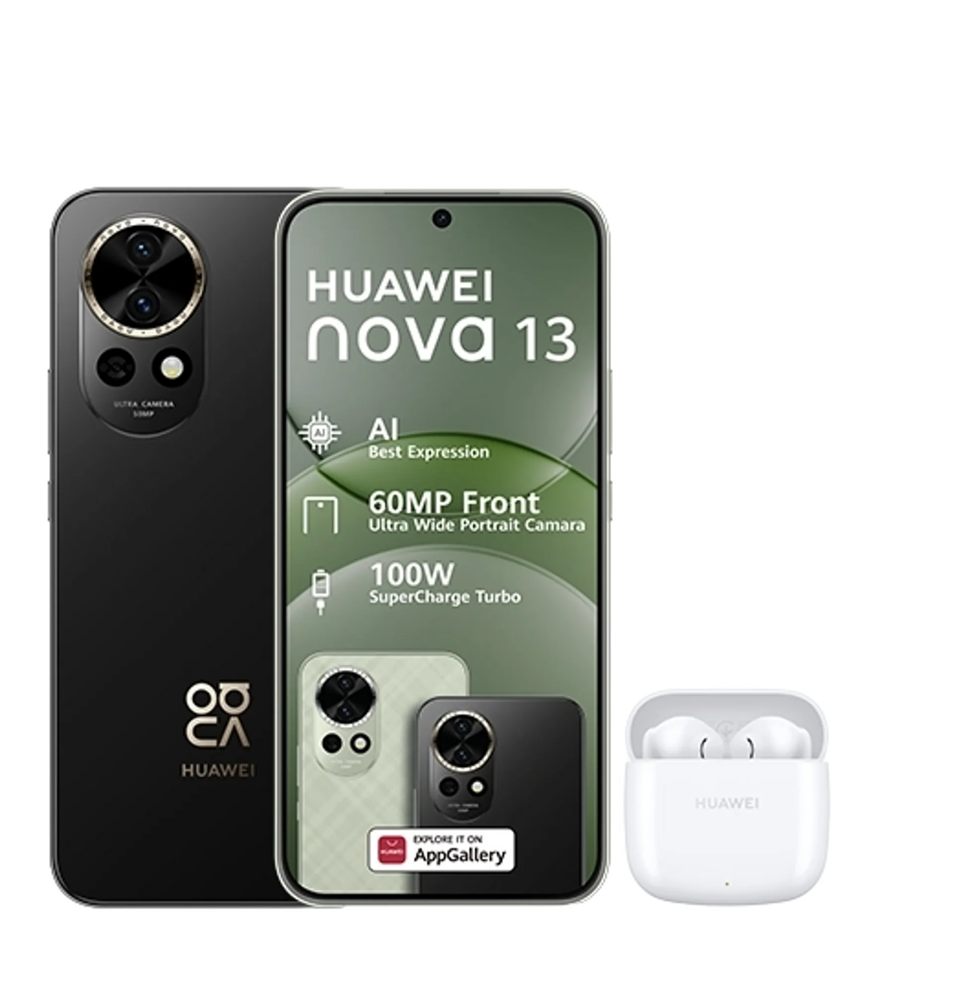 Huawei Nova 13 Plus Freebuds SE Black slide