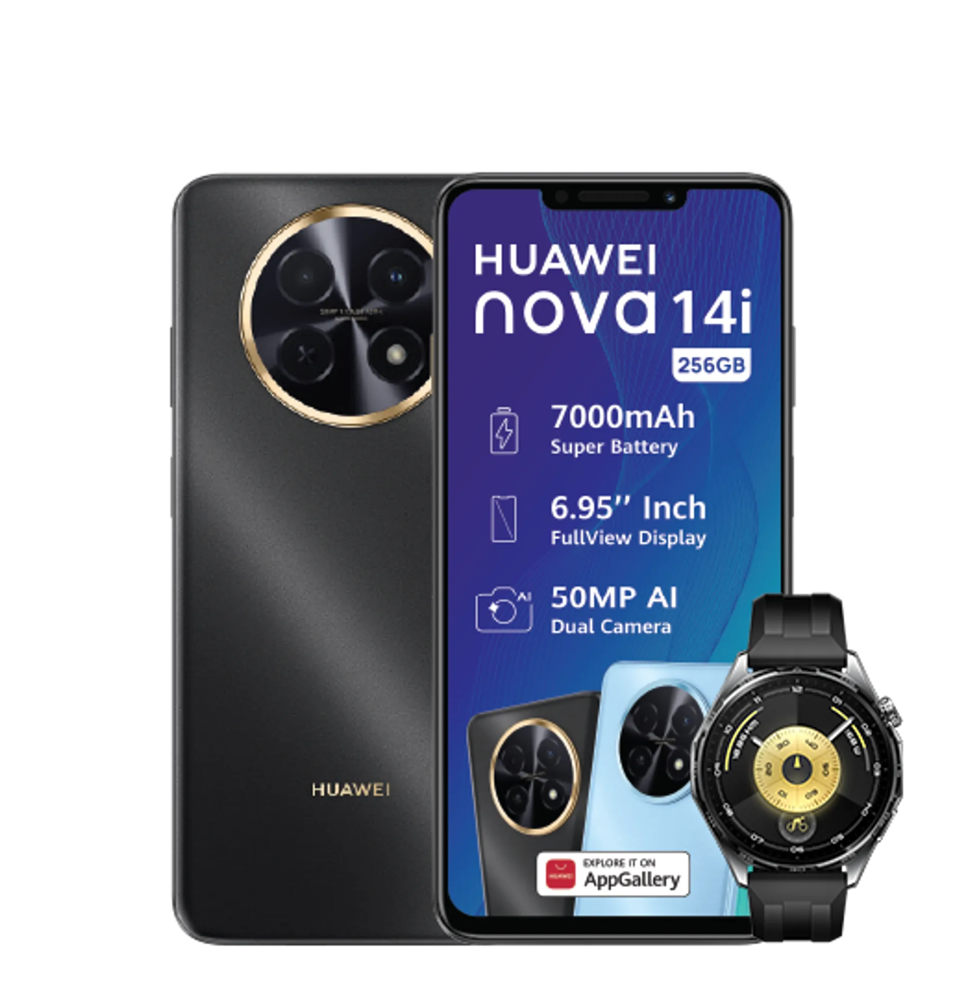 Huawei Nova 14i Black Huawei Watch GT6 Black slide