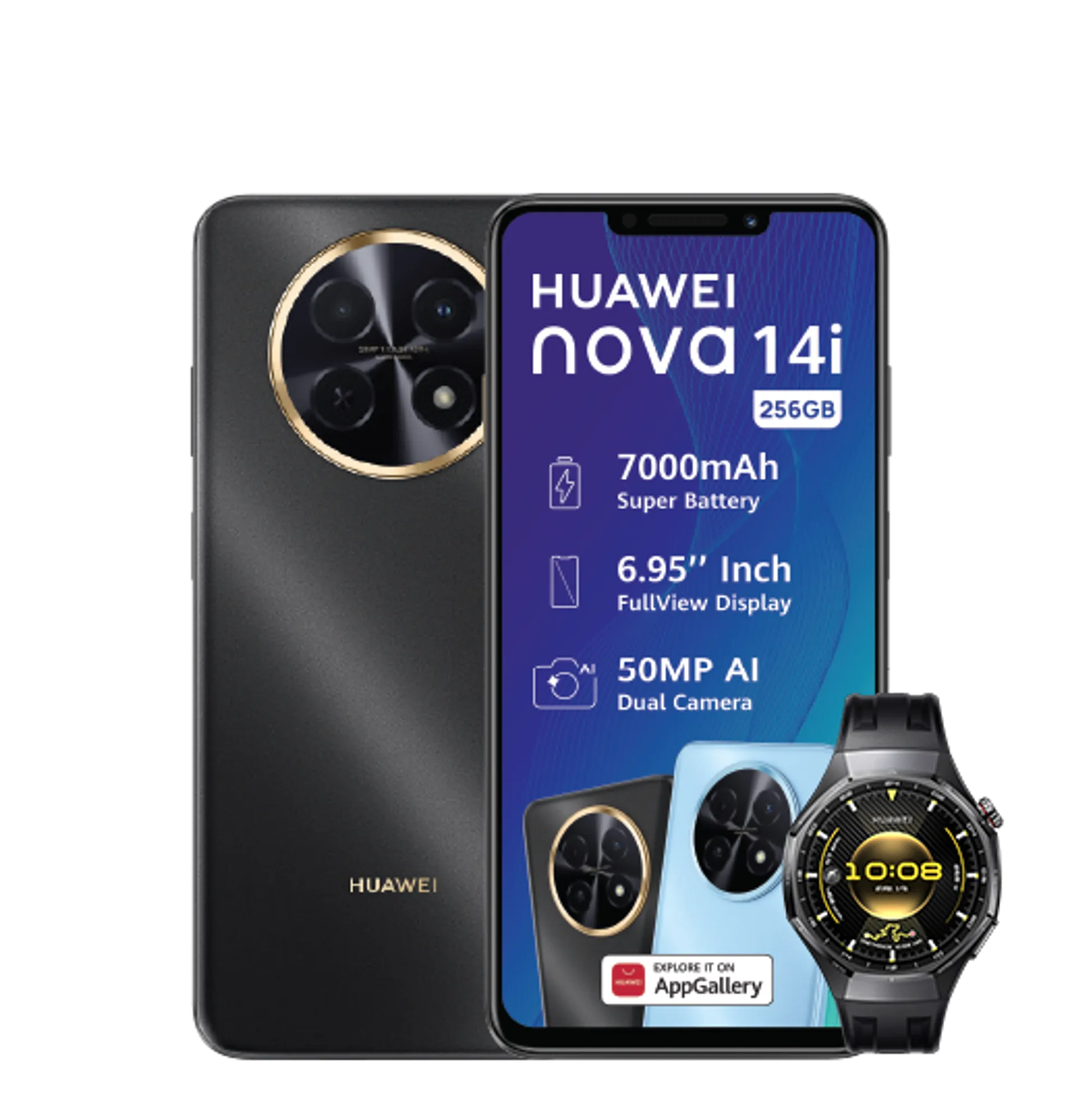 Huawei Nova 14i Black Huawei Watch GT6 Pro Black slide