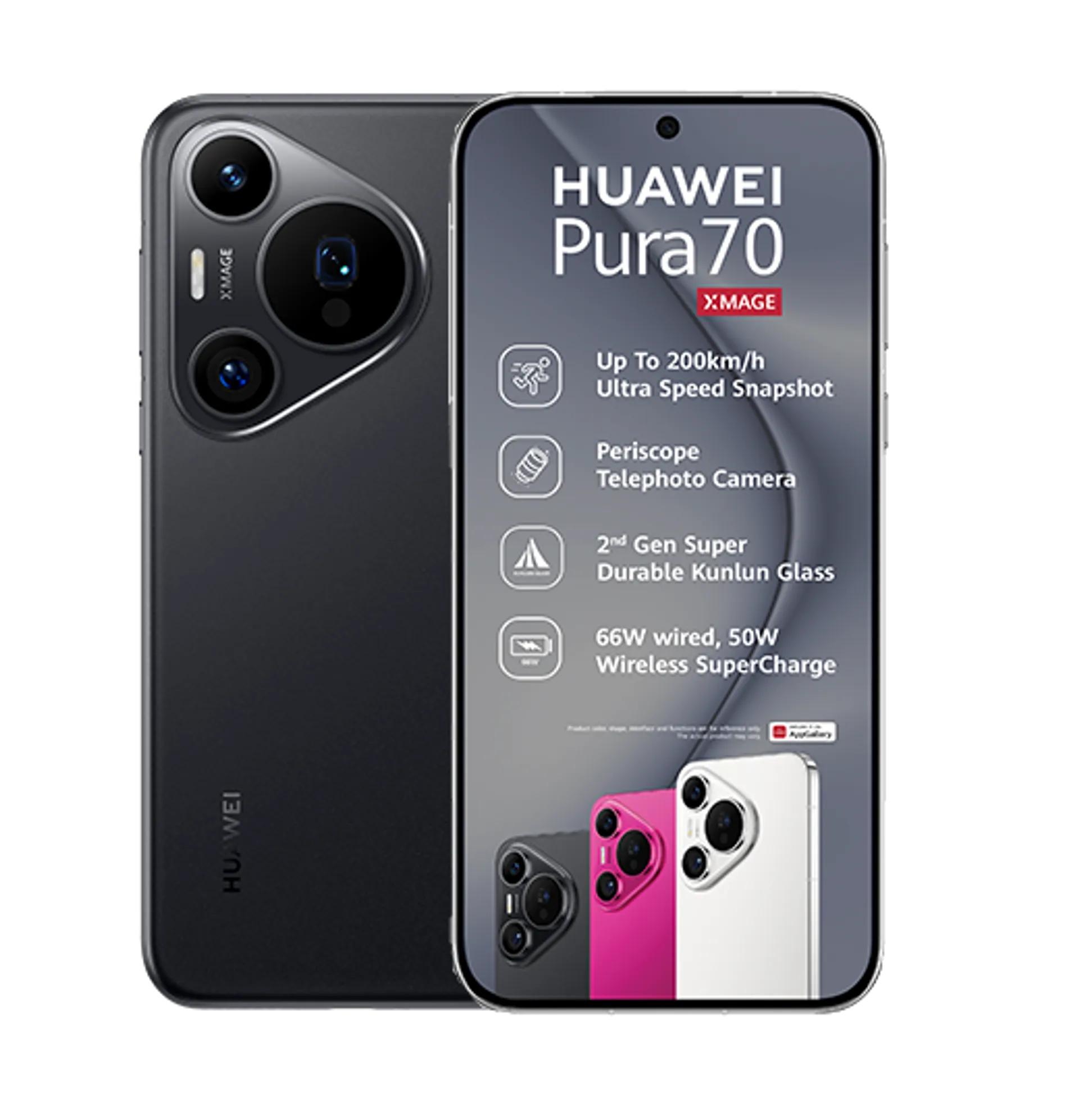 Huawei Pura 70 Black slide