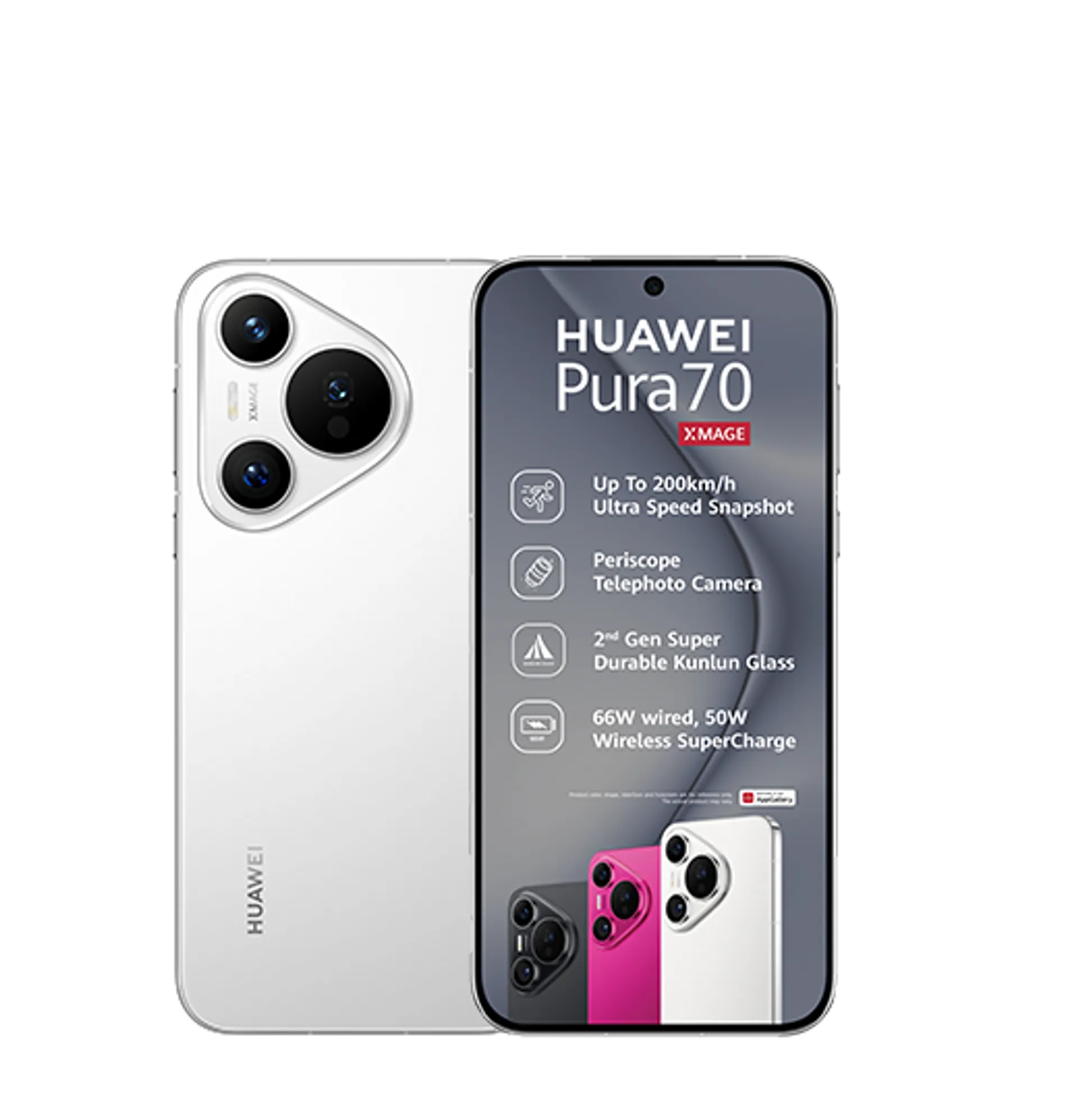Huawei Pura 70 White slide
