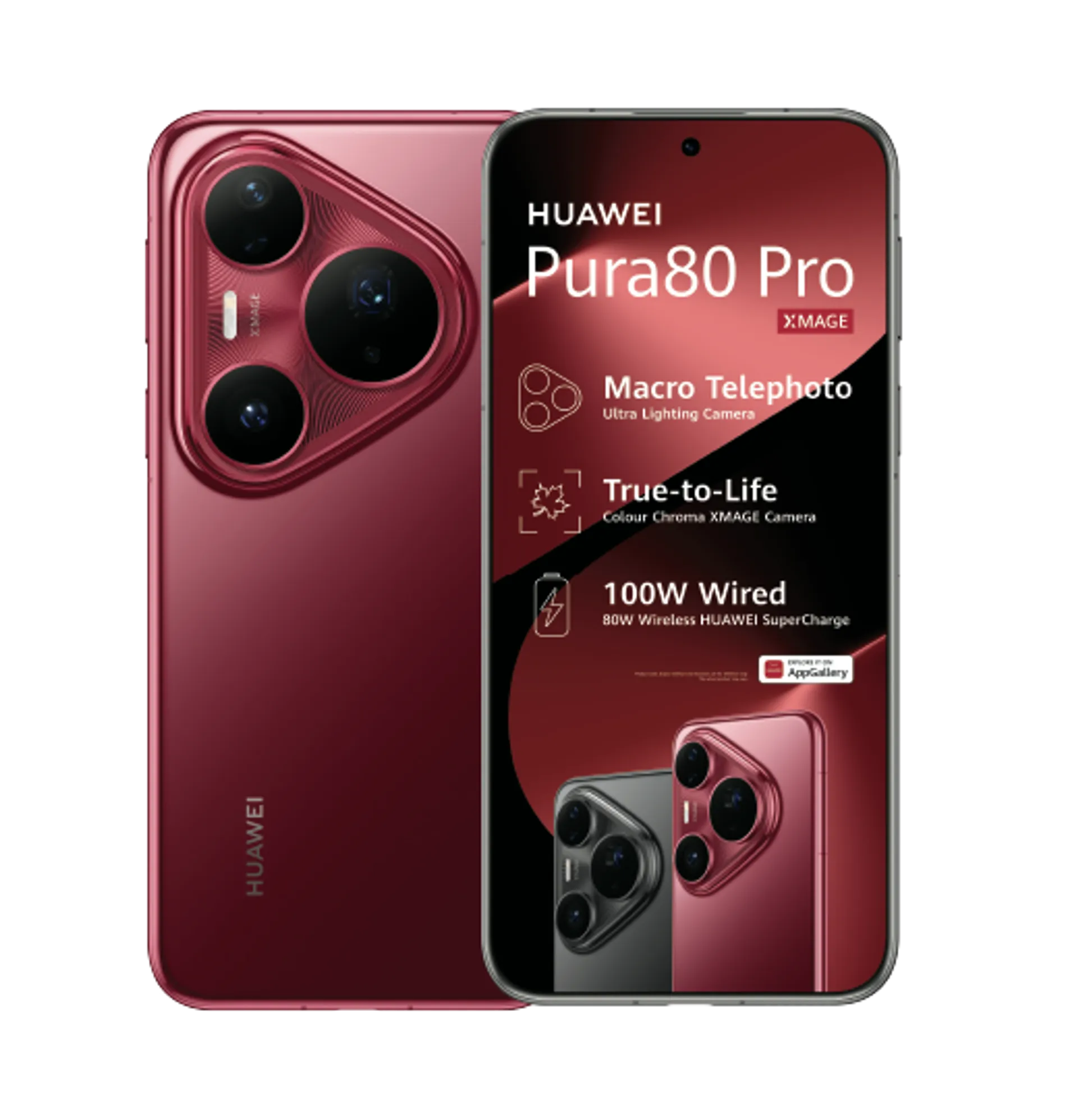 Huawei Pura 80 Pro Red slide