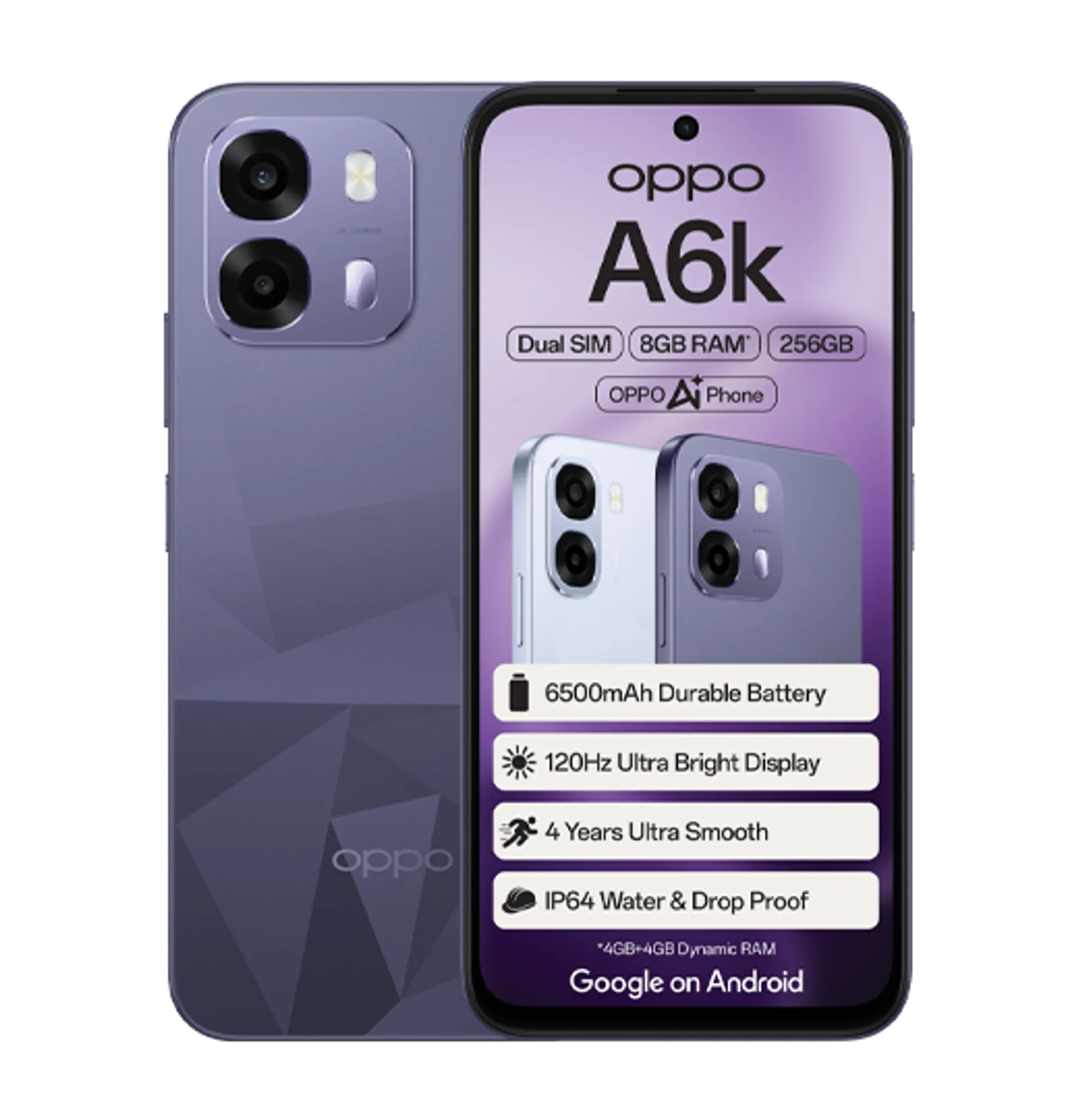 Oppo A6K Plus Buds Violet slide