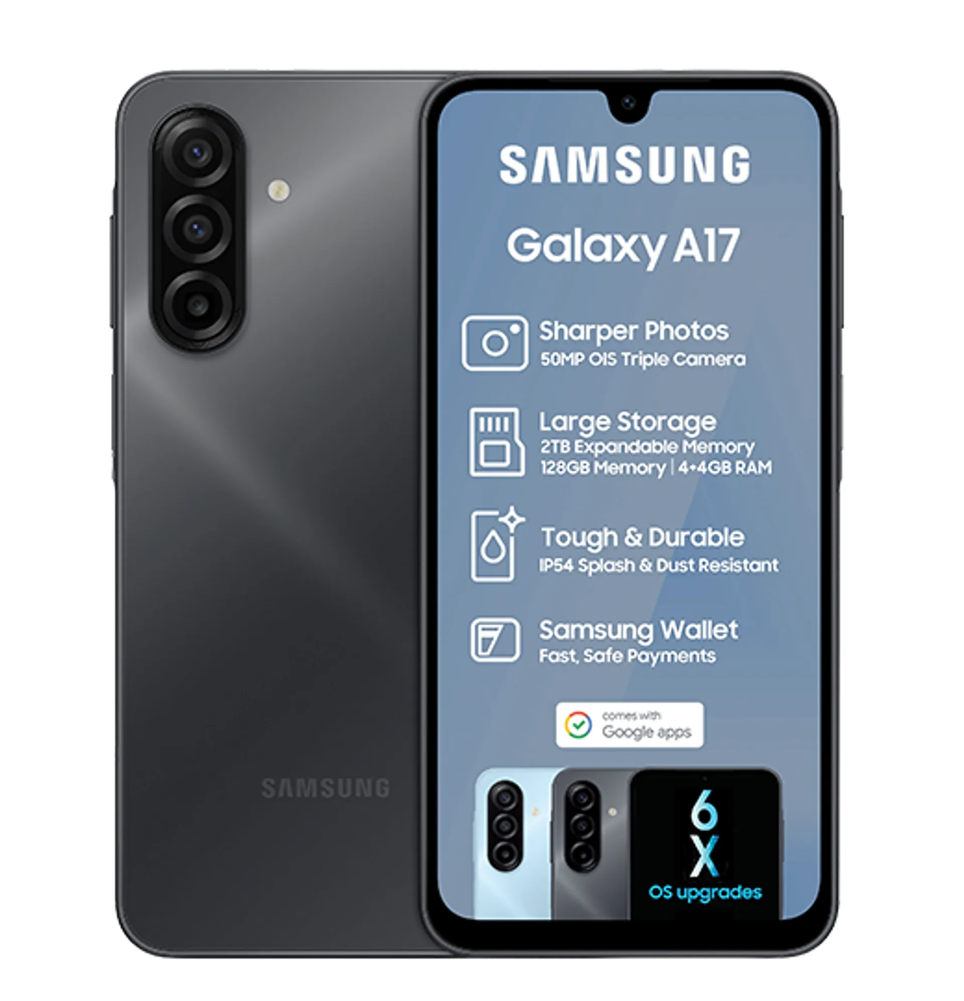 Samsung Galaxy A17 Awesome Black slide