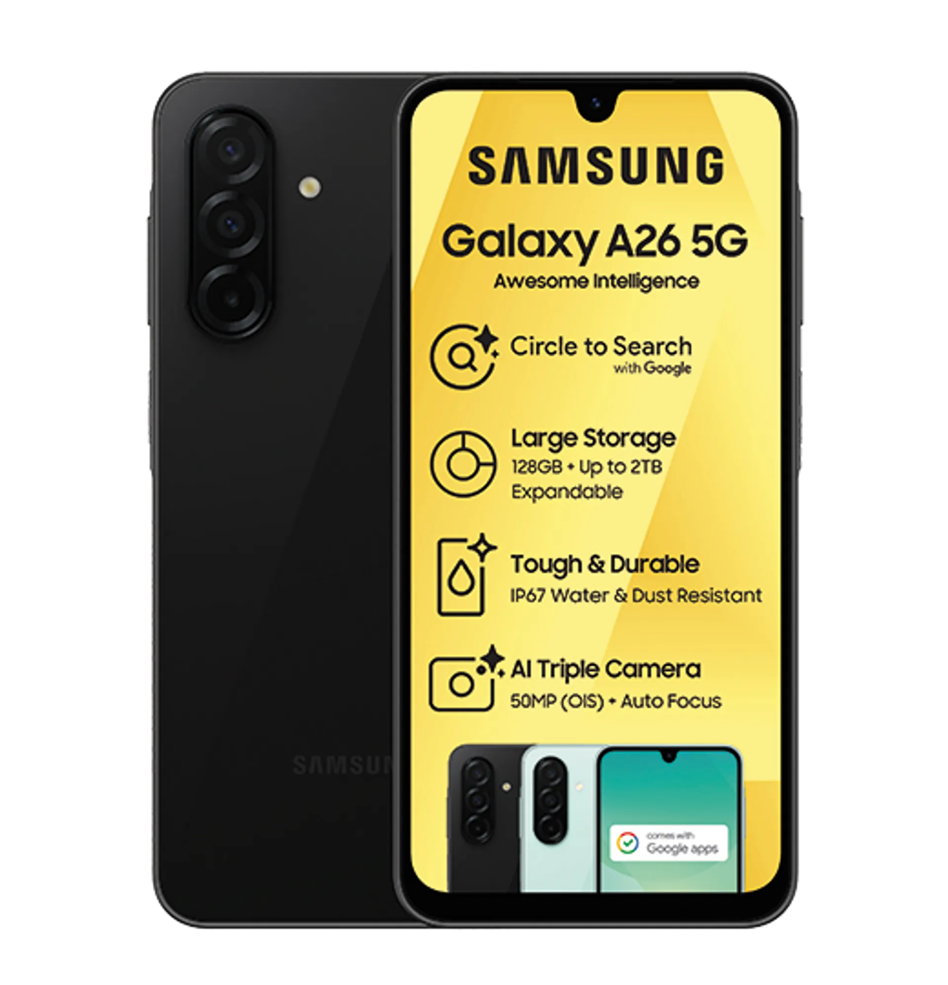 Samsung Galaxy A26 Awesome Black slide