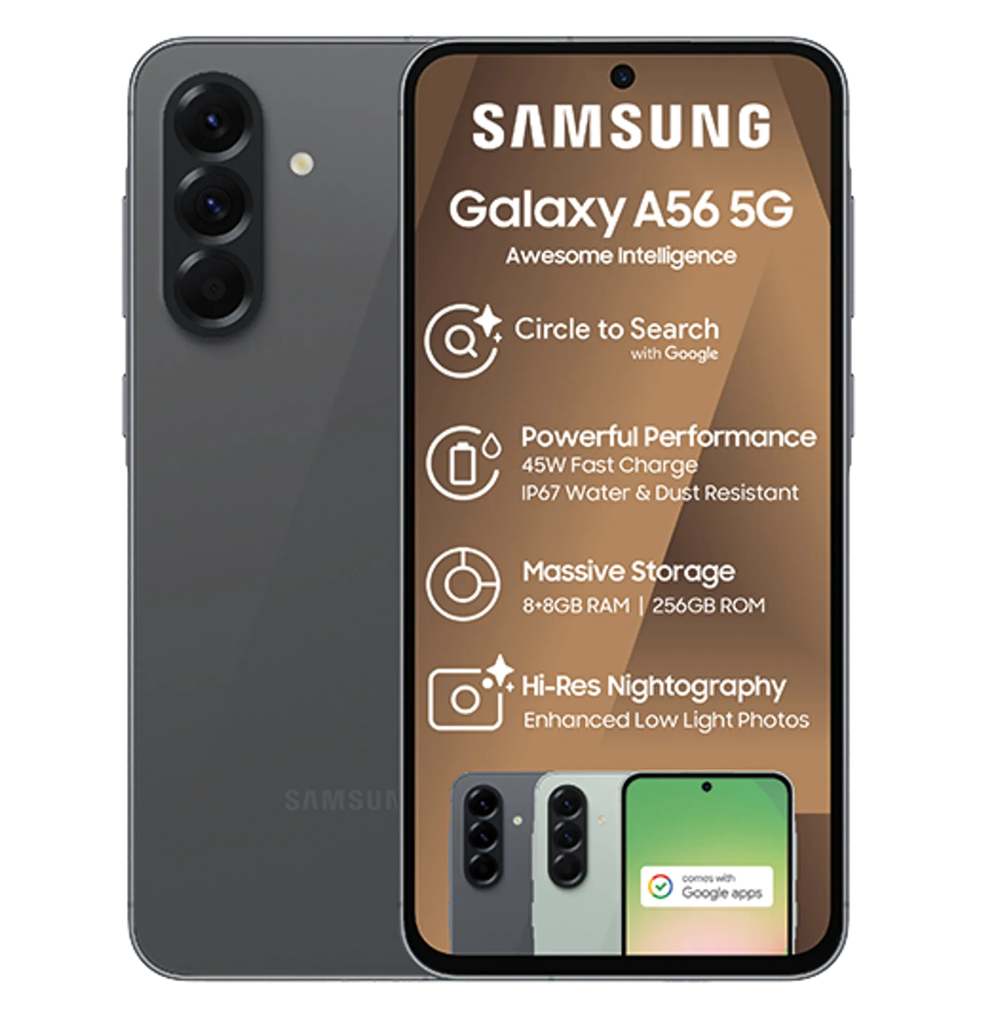 Samsung Galaxy A56 Awesome Black slide