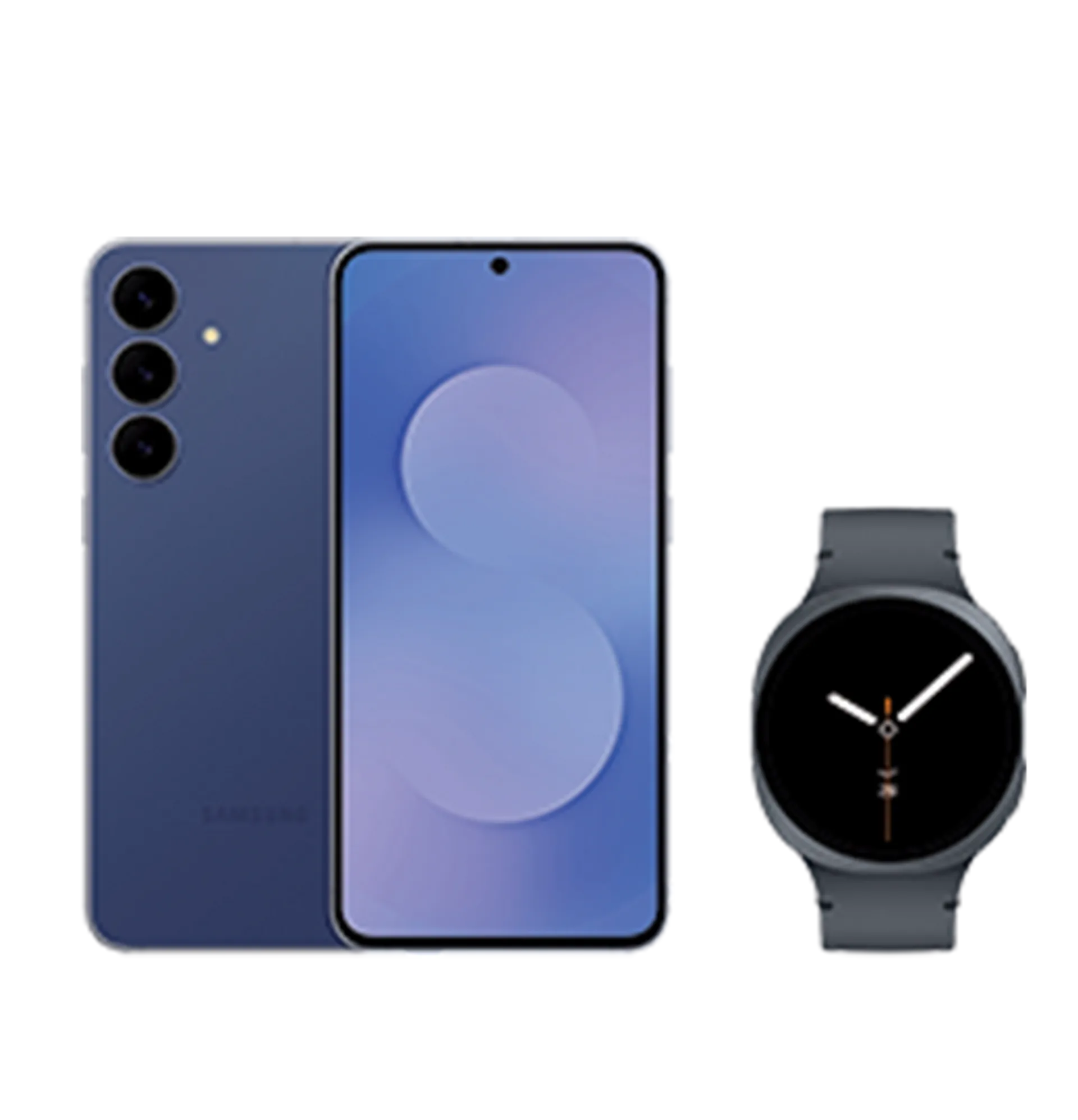 Samsung Galaxy S25 FE Navy Samsung Galaxy Watch 8 40MM Dark Grey slide