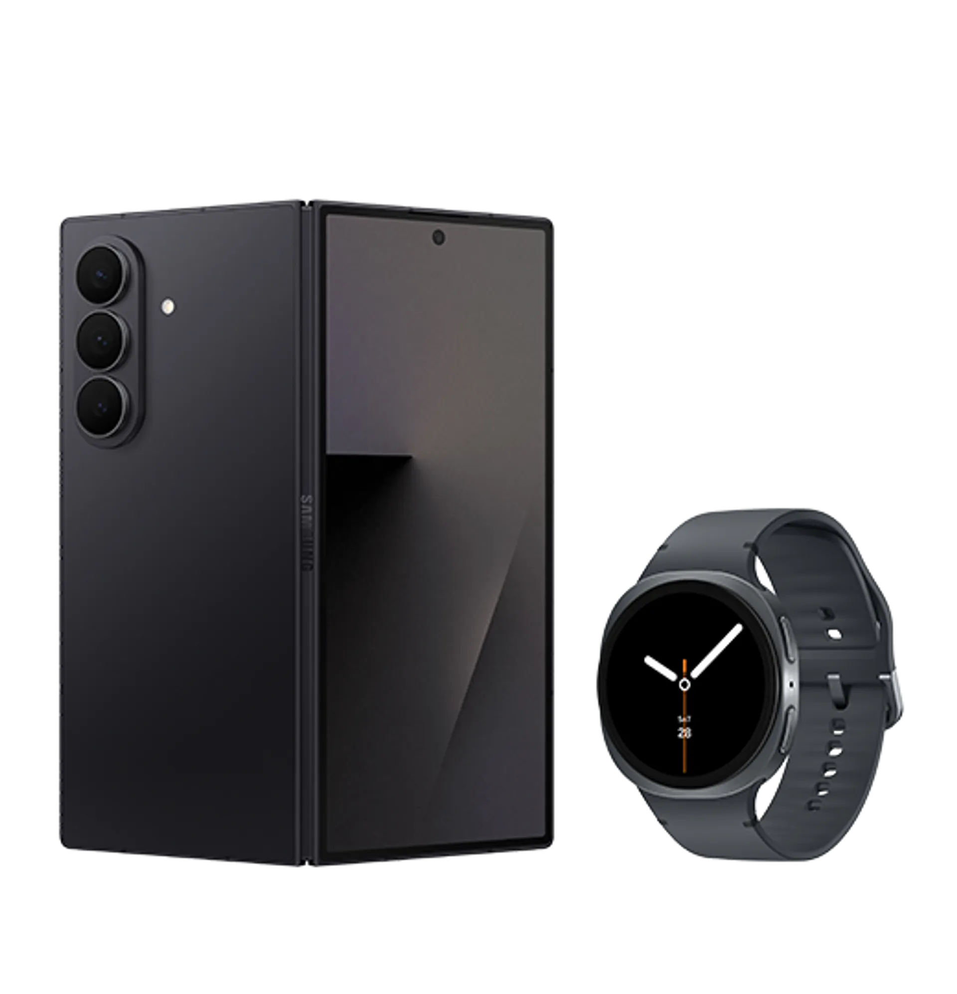 Samsung Galaxy Z Fold 7 Black Samsung Galaxy Watch 8 40MM Dark Grey slide