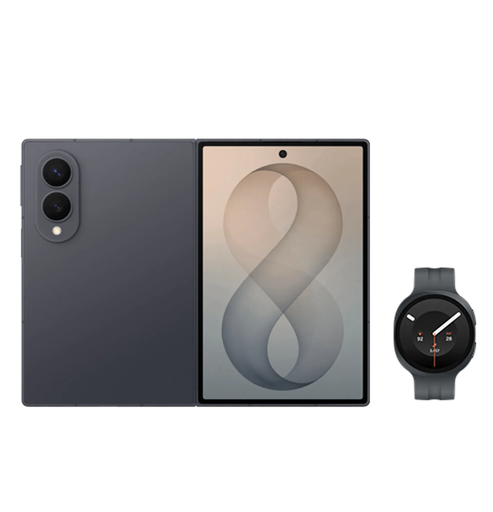Samsung Galaxy Z Fold 8 Graphite Samsung Galaxy Watch 9 40MM Black slide