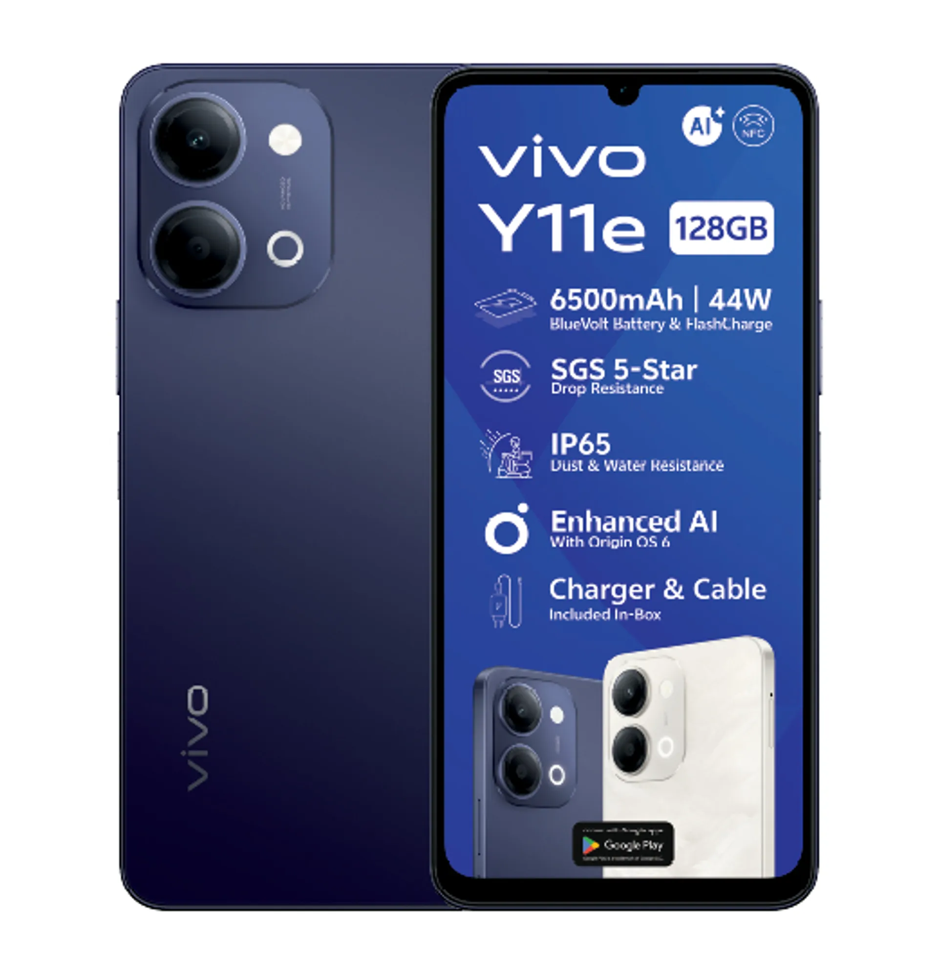 Vivo Y11E Black slide