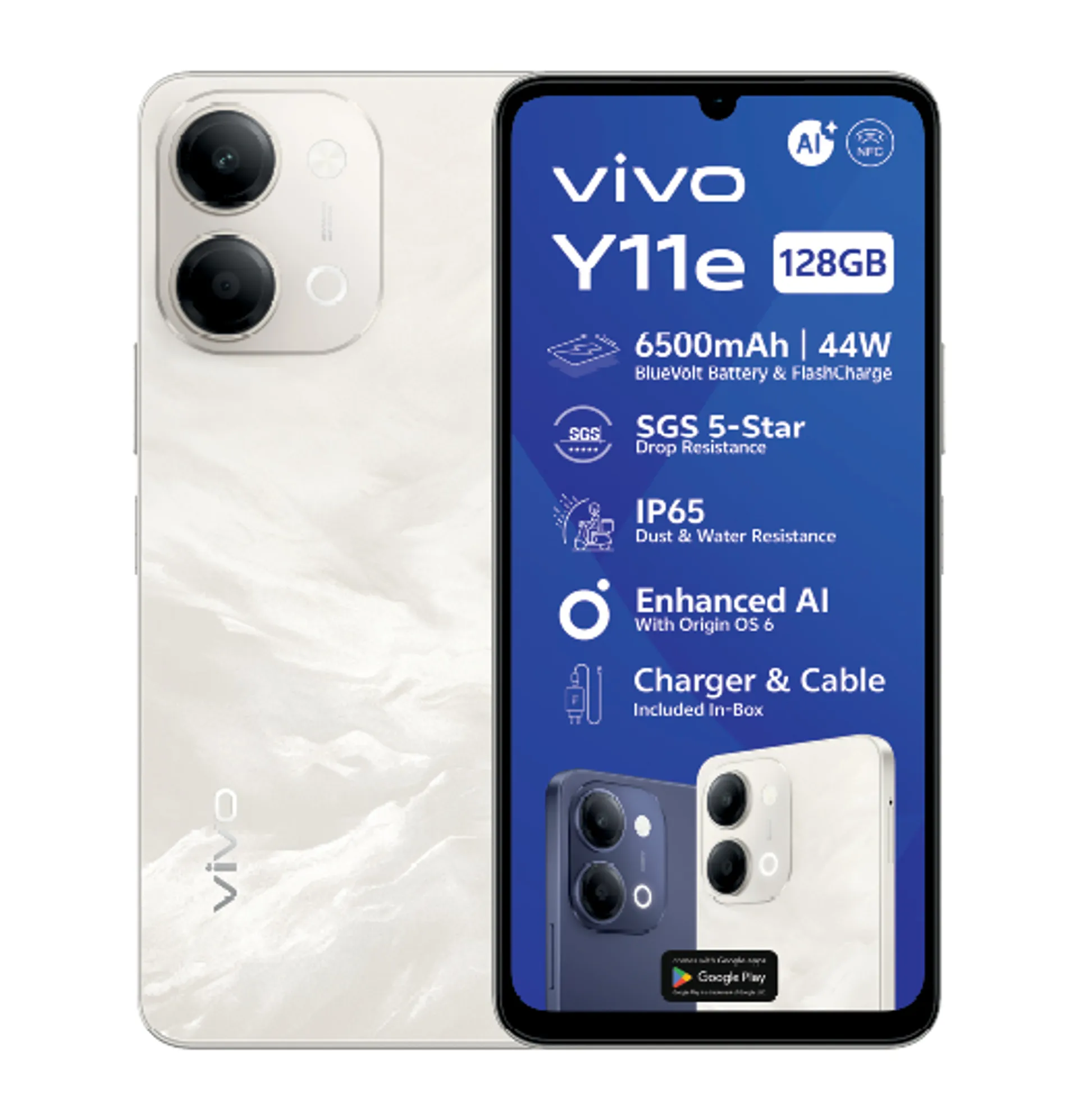 Vivo Y11E Platinum slide