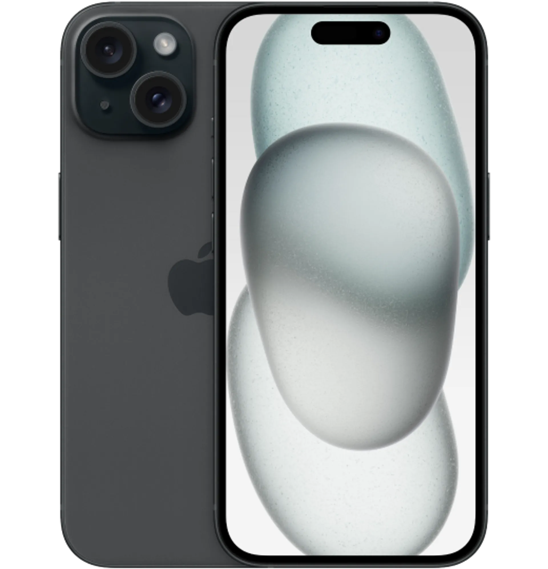 iPhone 15 Black slide