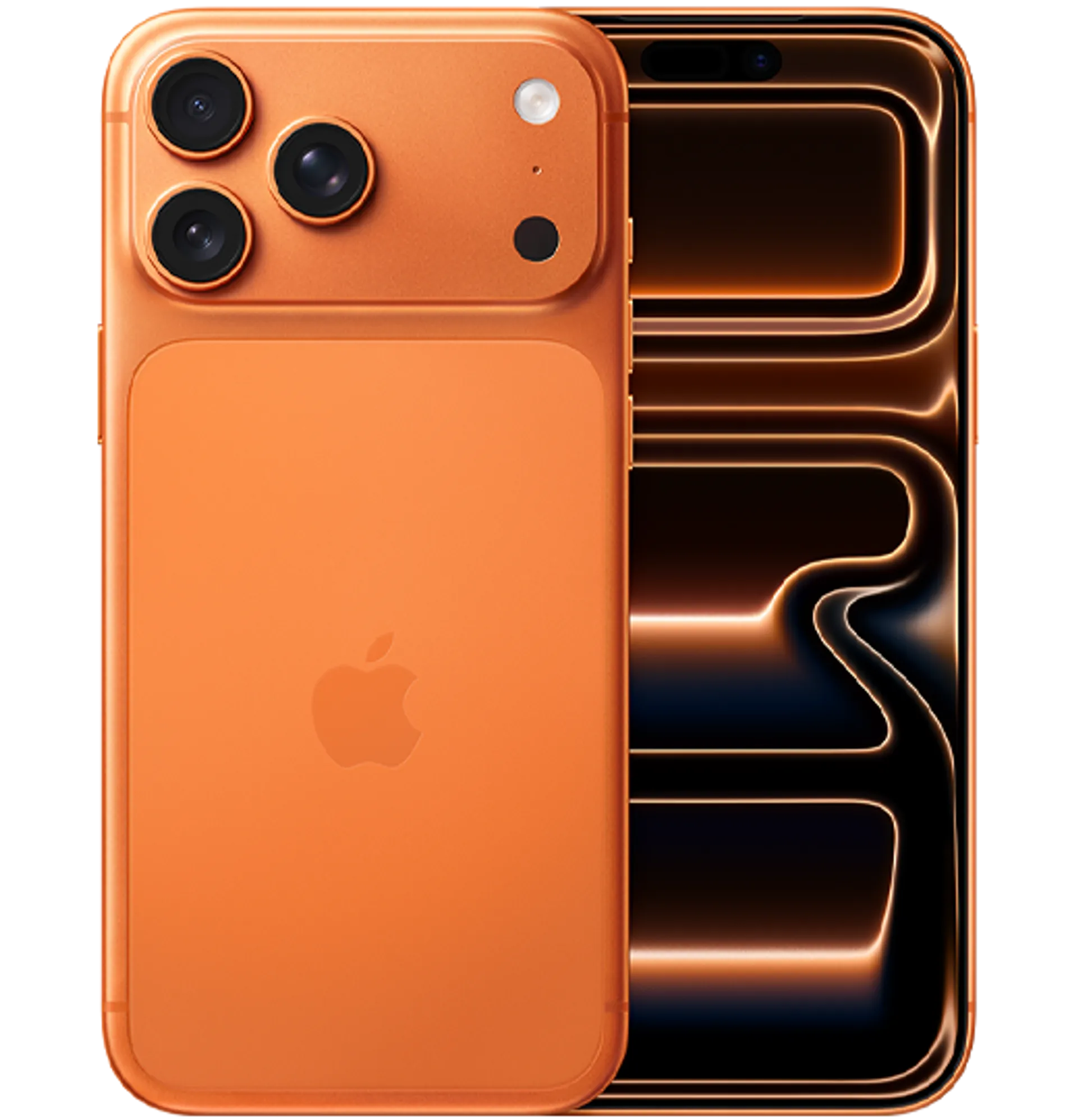 iPhone 17 Pro Max Cosmic Orange slide