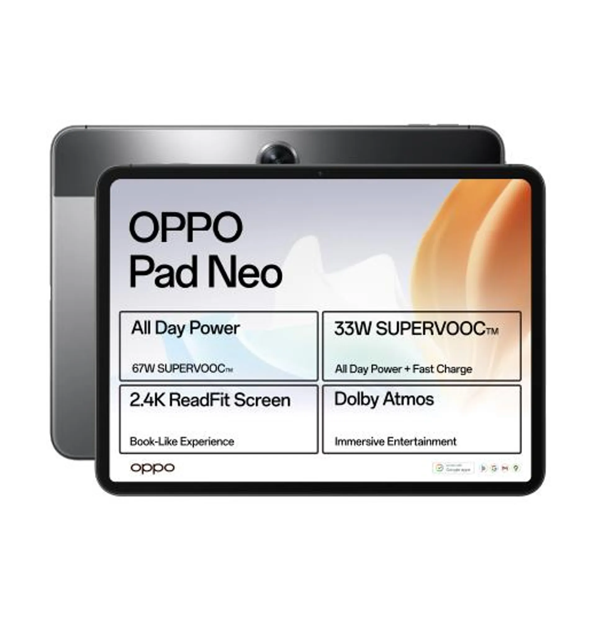 oppo pad neo grey slide