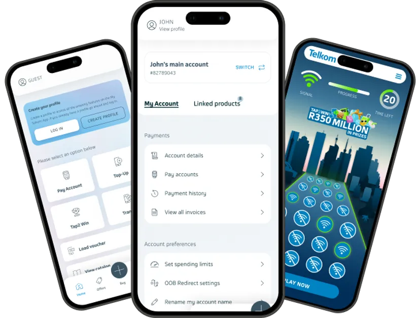 Telkom | Stay in control with the NEW MyTelkom App.