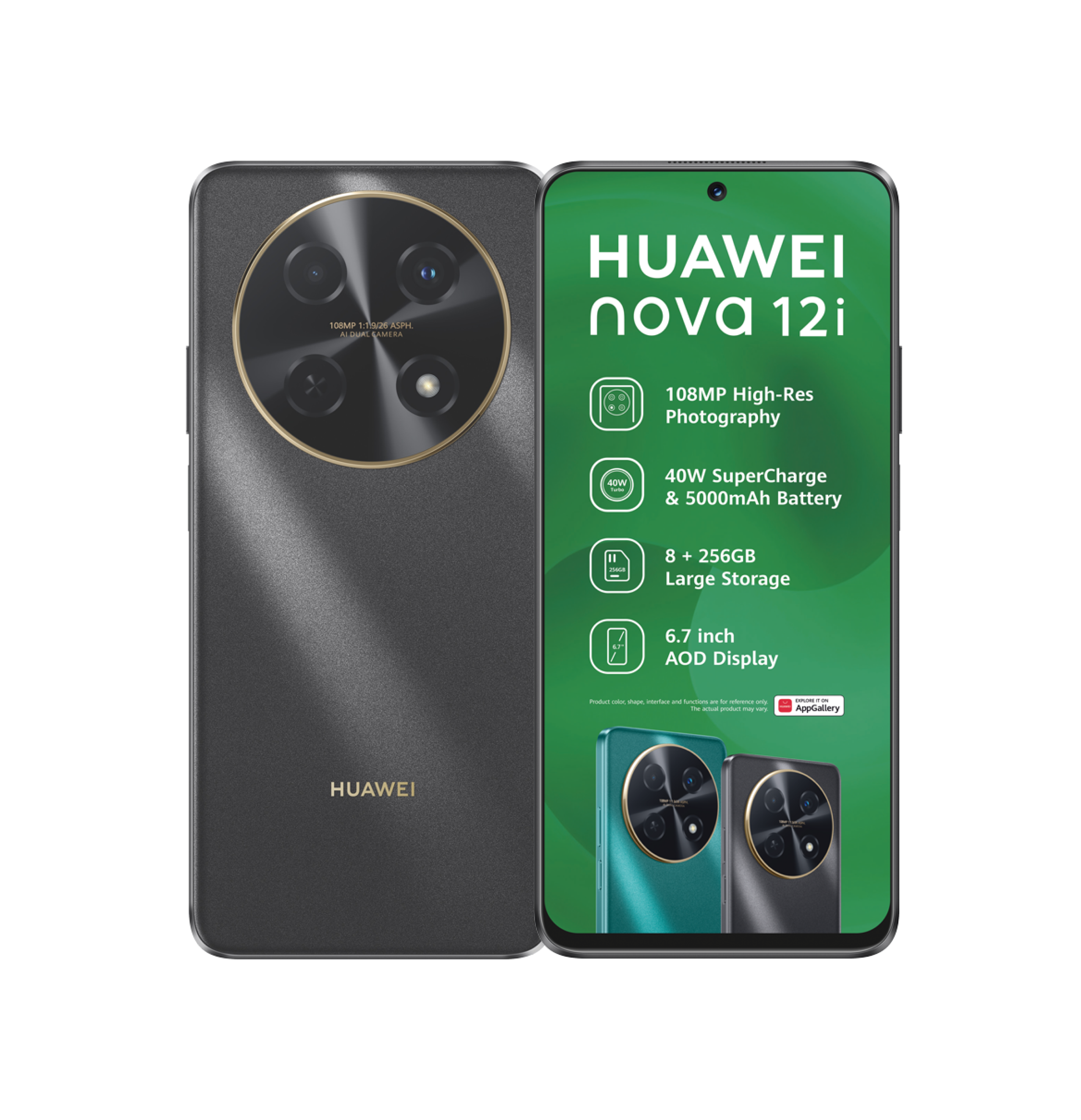 Huawei Nova 12i Starry Black slide