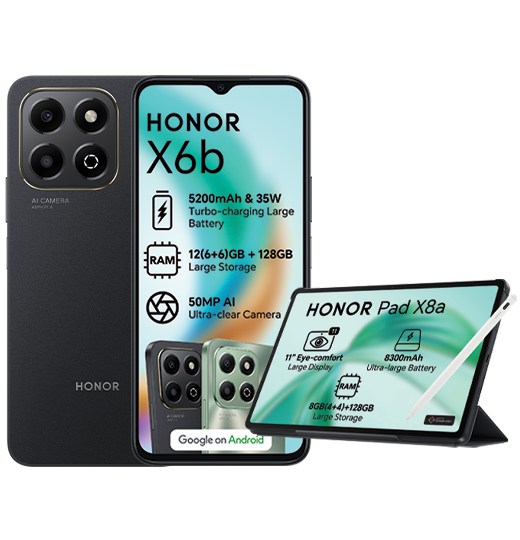 Honor X6B with Pad X8A and Pen Midnight Black slide